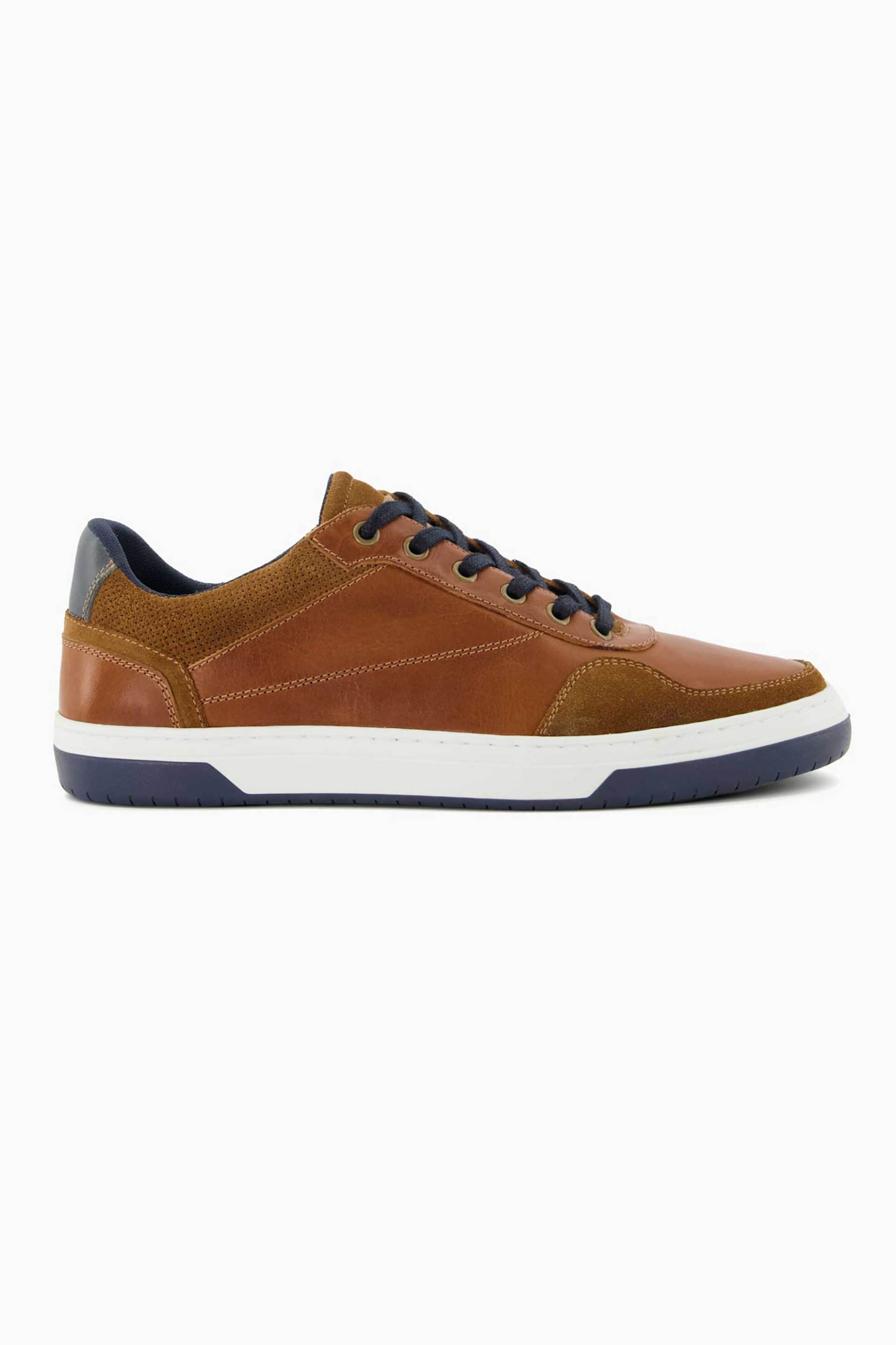 DUNE LONDON Dune London ανδρικά δερμάτινα sneakers μονόχρωμα "Thorin" - 0483506380004 Ταμπά