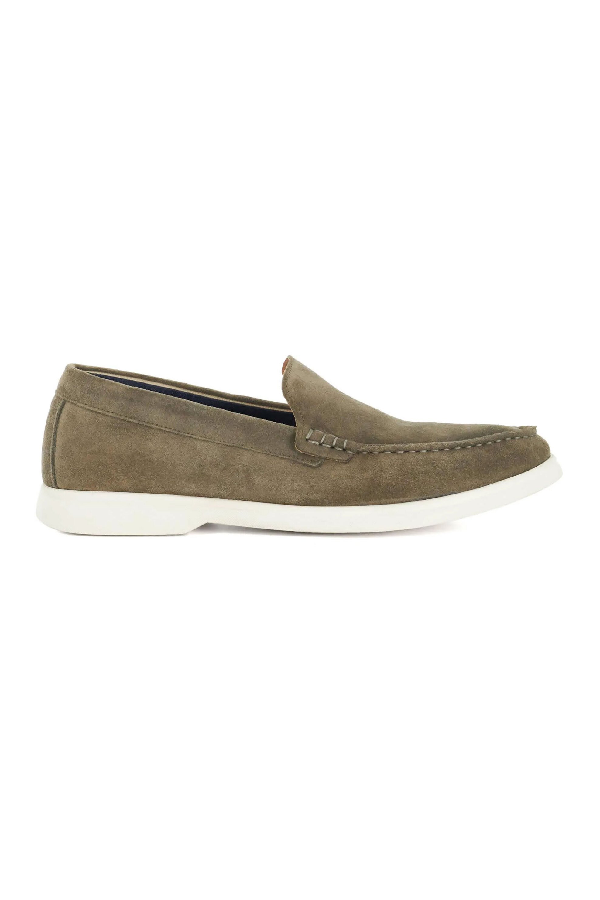DUNE LONDON Dune London ανδρικά suede loafers "Buftonn" - 0274506380031291 Χακί