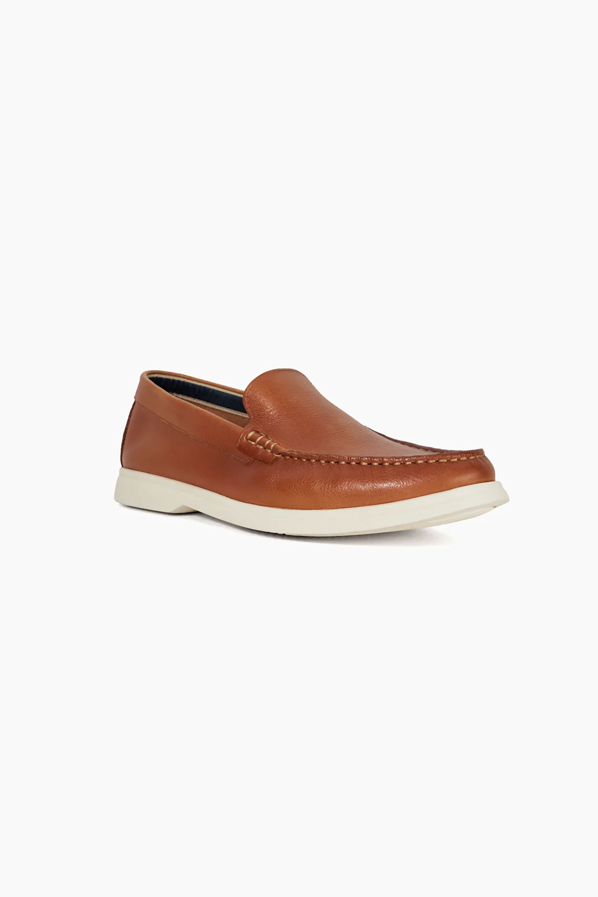 Dune London ανδρικά tan leather loafers "Buftonn" - 0274506380001511 Ταμπά φωτογραφία