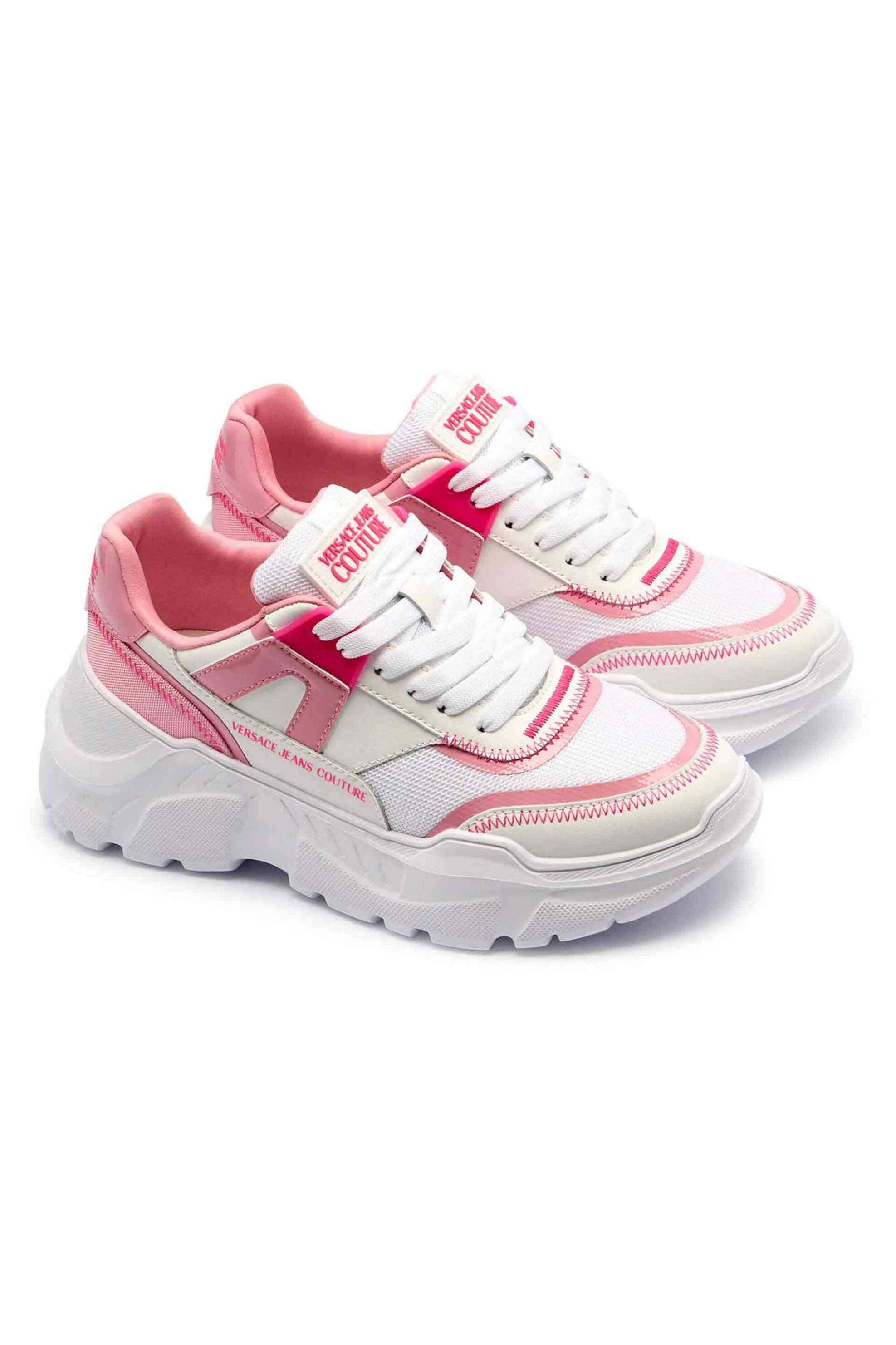 VERSACE JEANS COUTURE Versace Jeans Couture γυναικεία sneakers "Speedtrack" - 78VA3SC4ZPB05 Λευκό - 2