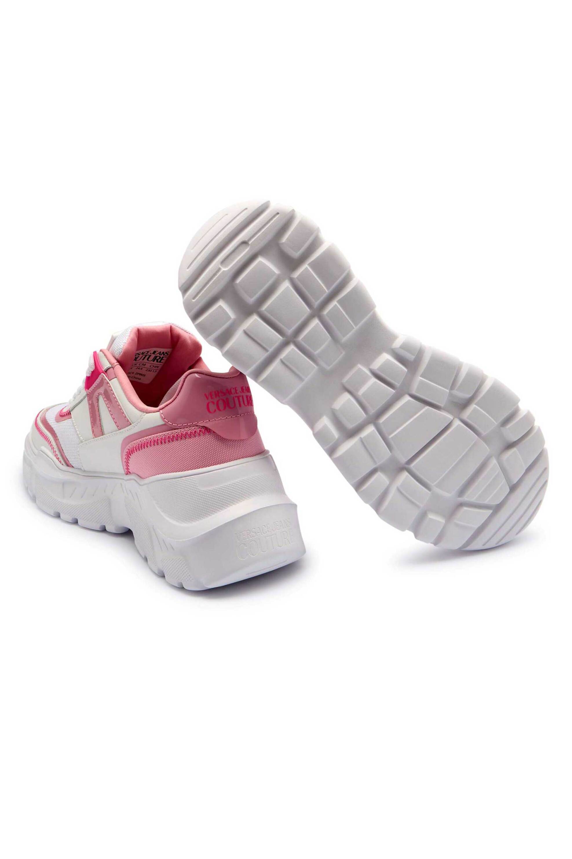 VERSACE JEANS COUTURE Versace Jeans Couture γυναικεία sneakers "Speedtrack" - 78VA3SC4ZPB05 Λευκό - 4