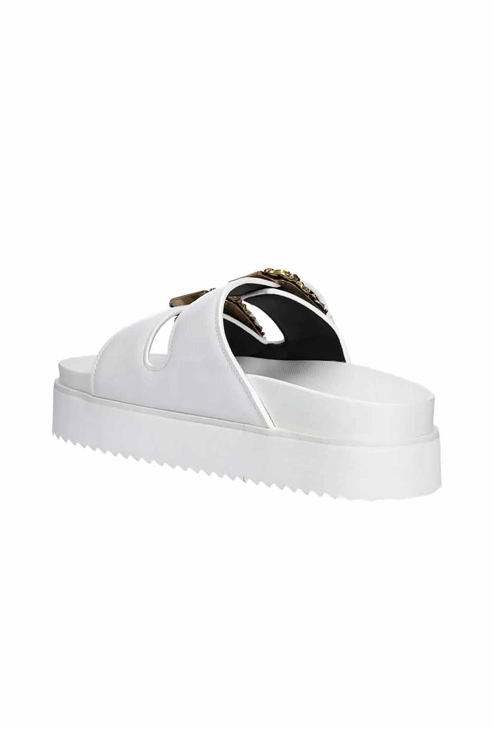VERSACE JEANS COUTURE Versace Jeans Couture γυναικεία σανδάλια "Arizona" - 78VA3SM1ZS539 Λευκό - 3