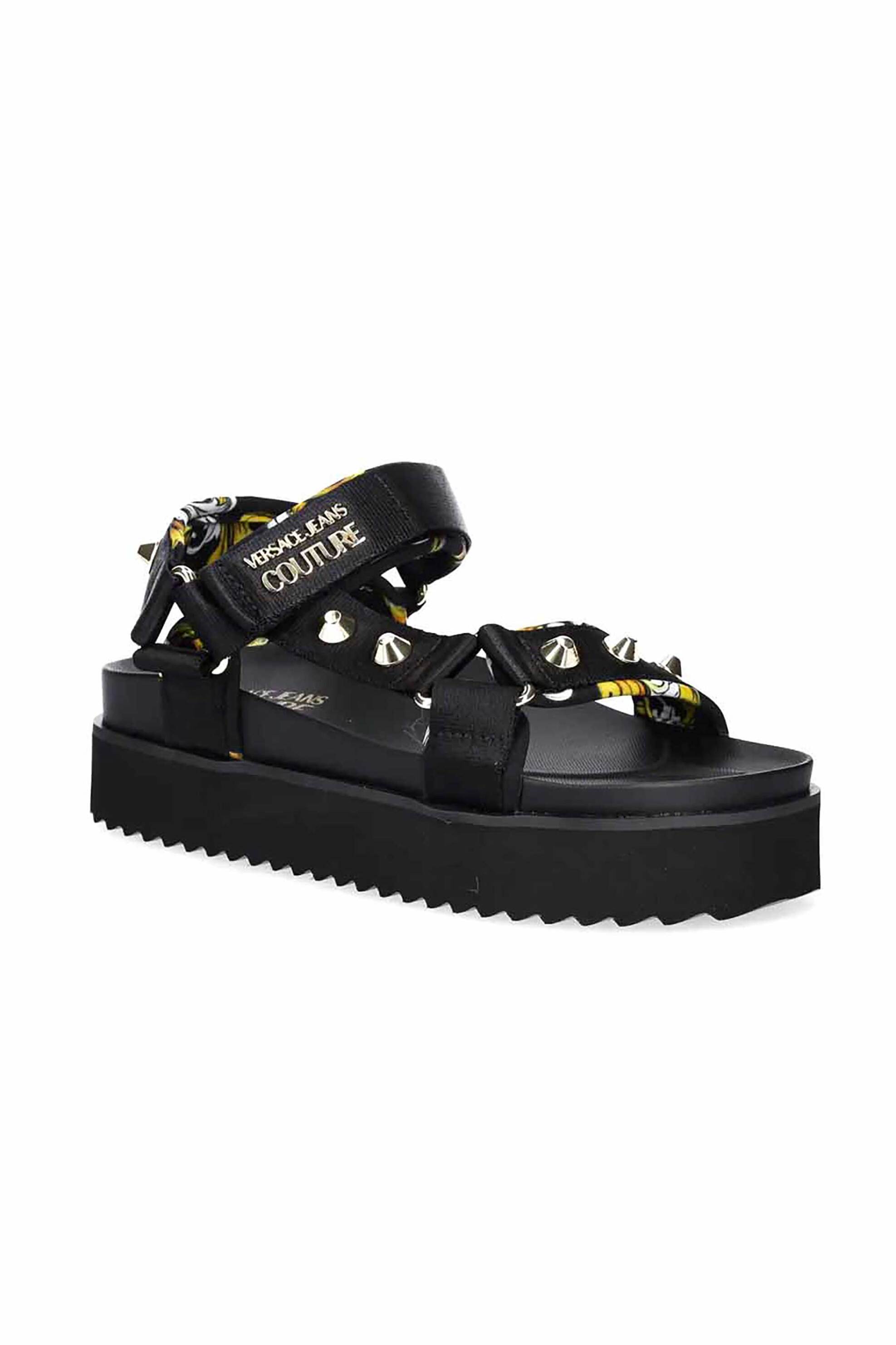 VERSACE JEANS COUTURE Versace Jeans Couture γυναικεία σανδάλια "Arizona" - 78VA3SM2ZS187 Μαύρο - 2