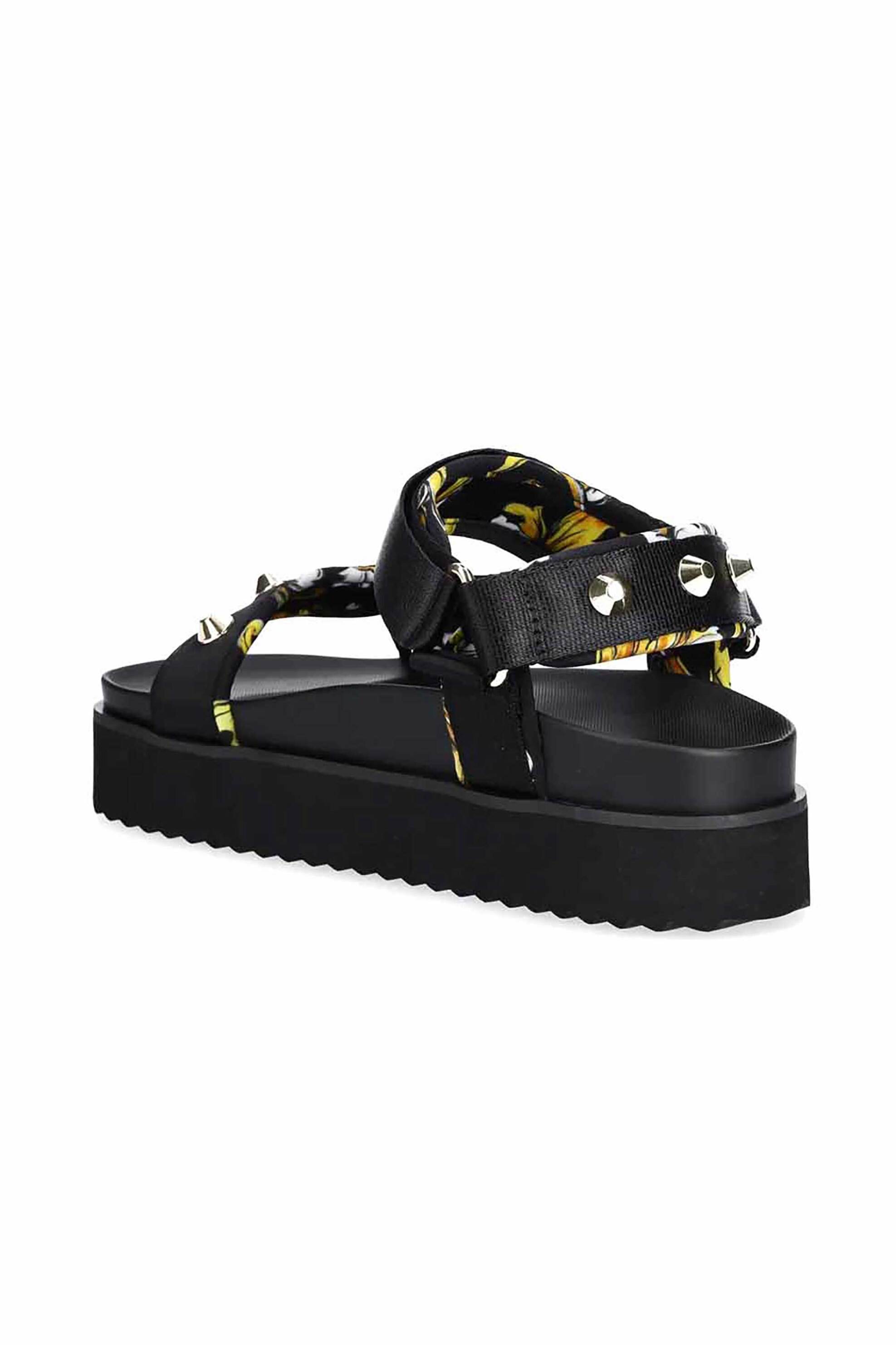 VERSACE JEANS COUTURE Versace Jeans Couture γυναικεία σανδάλια "Arizona" - 78VA3SM2ZS187 Μαύρο - 3