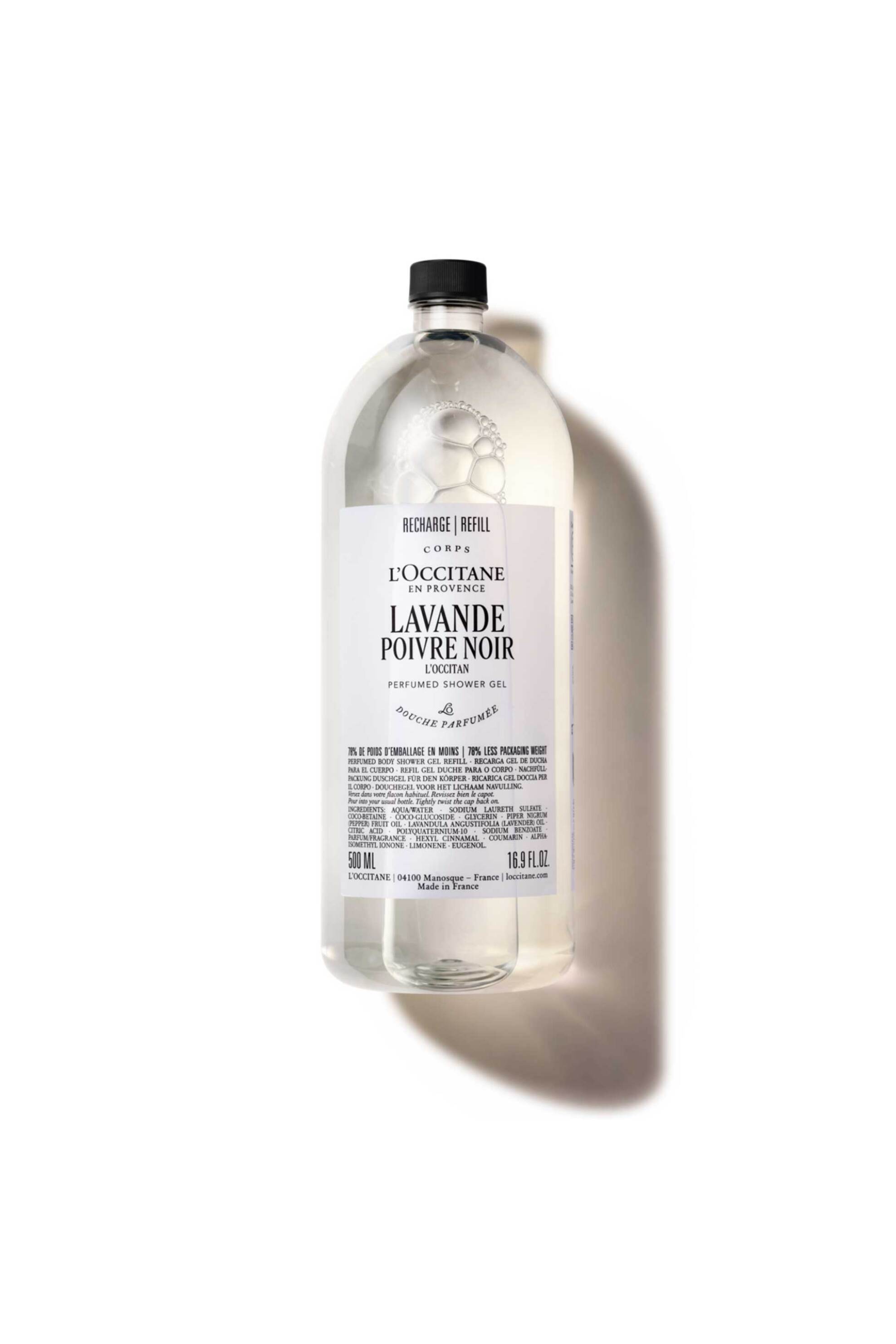 L'Occitane Lavande Poivre Noir Perfumed Shower Gel Refill 500 ml - 5111493