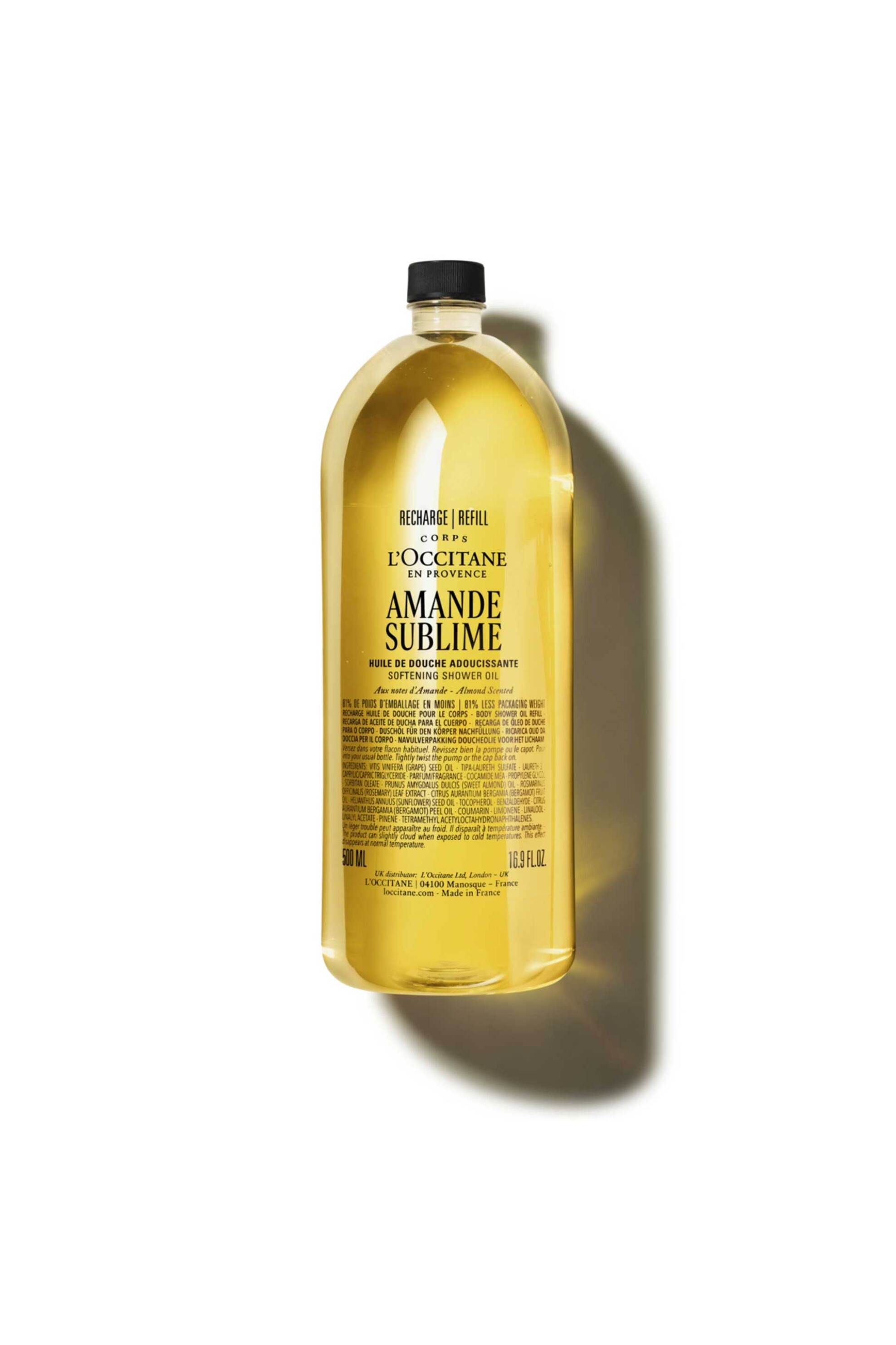 L'Occitane Amande Refill Shower Oil 500 ml - 5111494