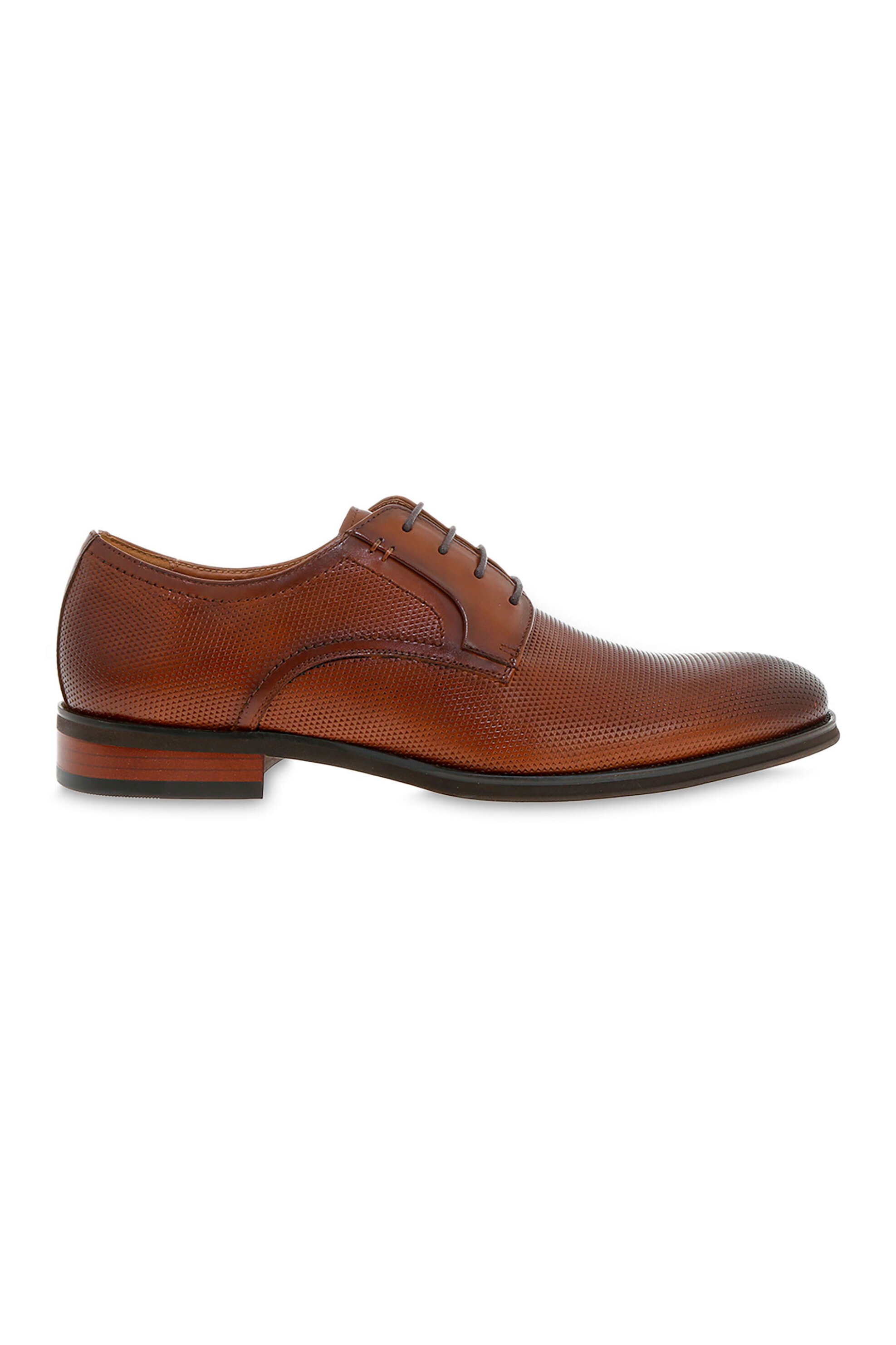 RENATO GARINI Renato Garini ανδρικά δερμάτινα παπούτσια oxford - U515W2681I66 Καφέ