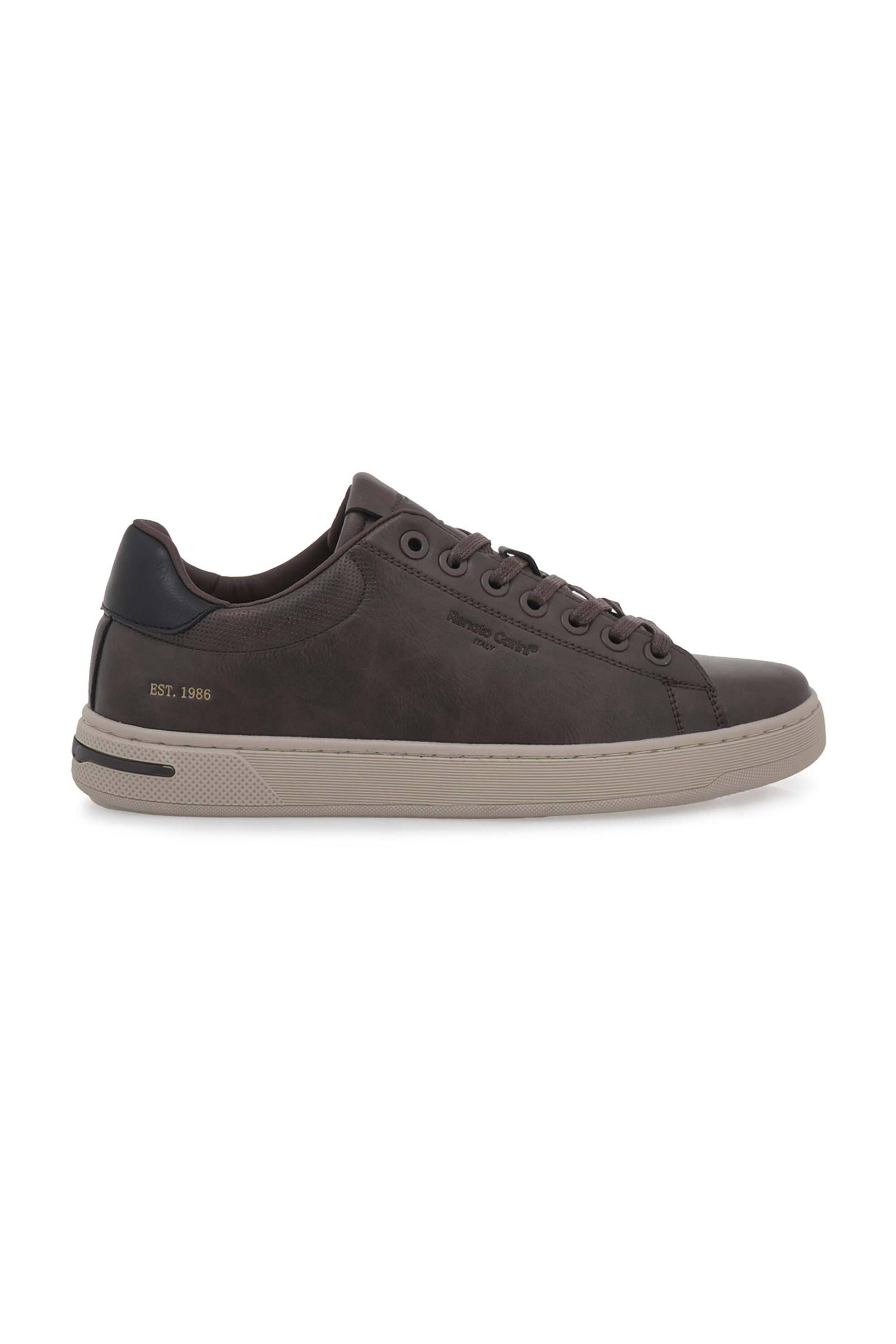 Renato Garini ανδρικά sneakers με μεταλλικό λογότυπο - V57001252298 Καφέ
