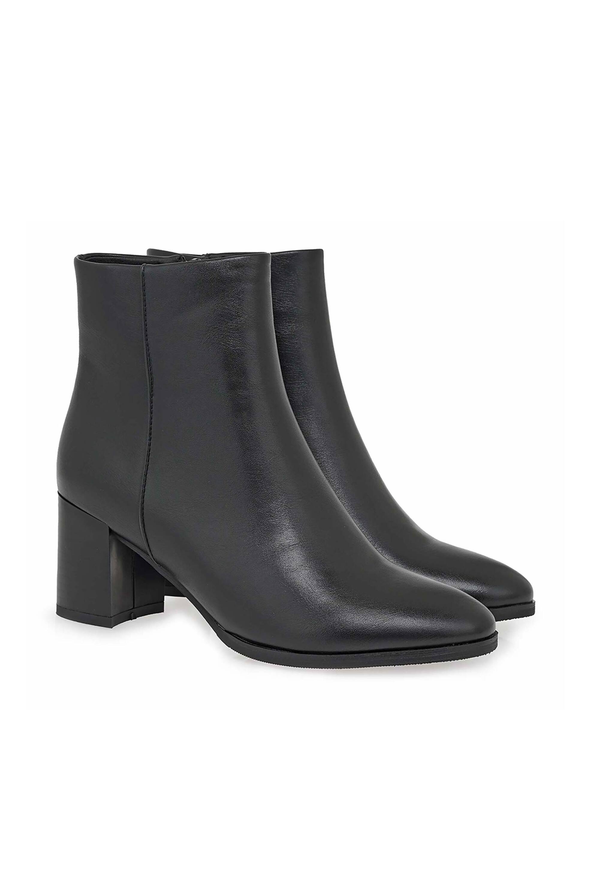 Exe γυναικεία μποτάκια με χοντρό τακούνι - V367V5473001 Μαύρο φωτογραφία