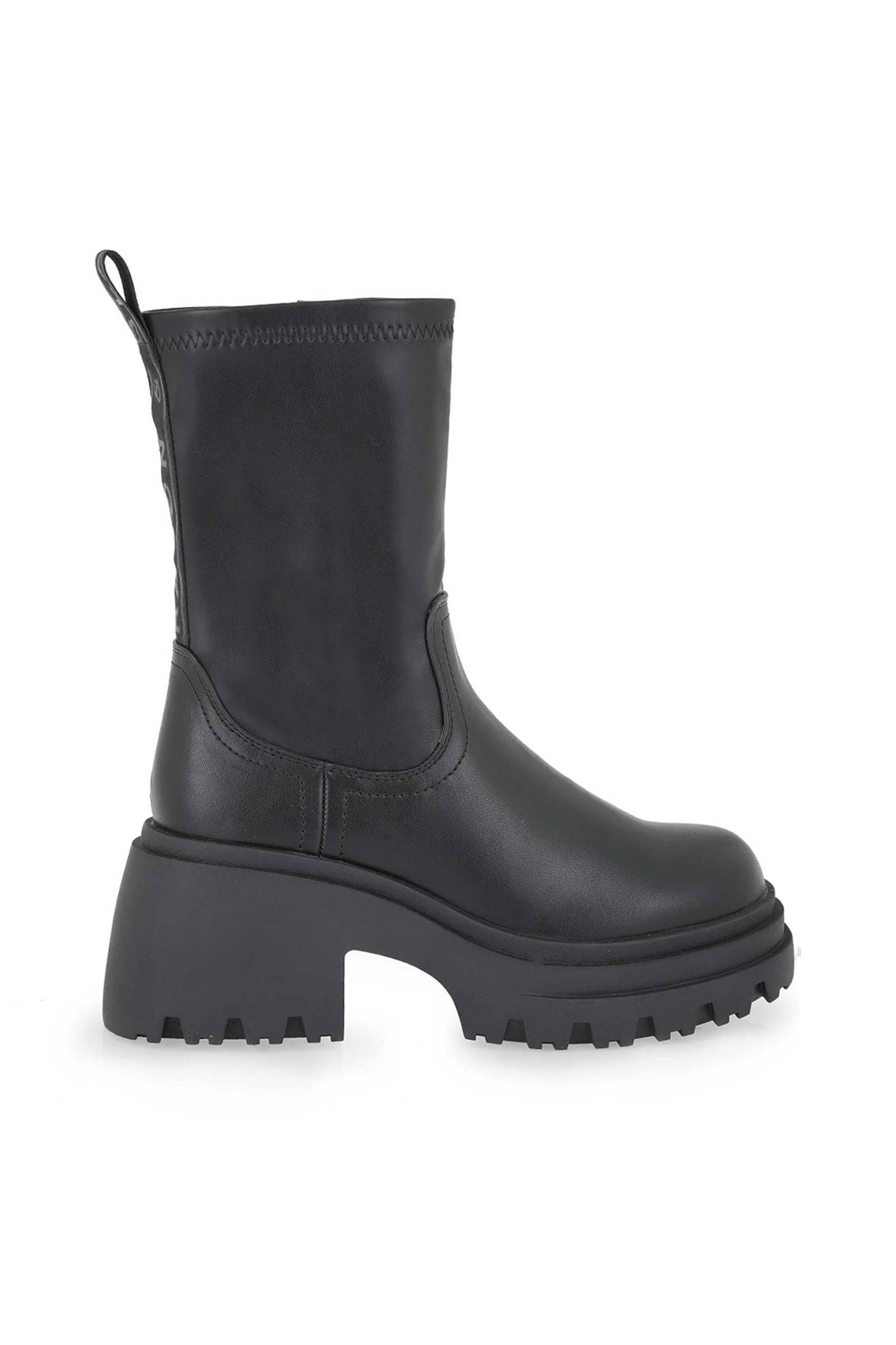 Tsakiris Mallas γυναικεία μποτάκια chelsea με chunky σόλα "Dragon & Blaze" - V303R5134001 Μαύρο