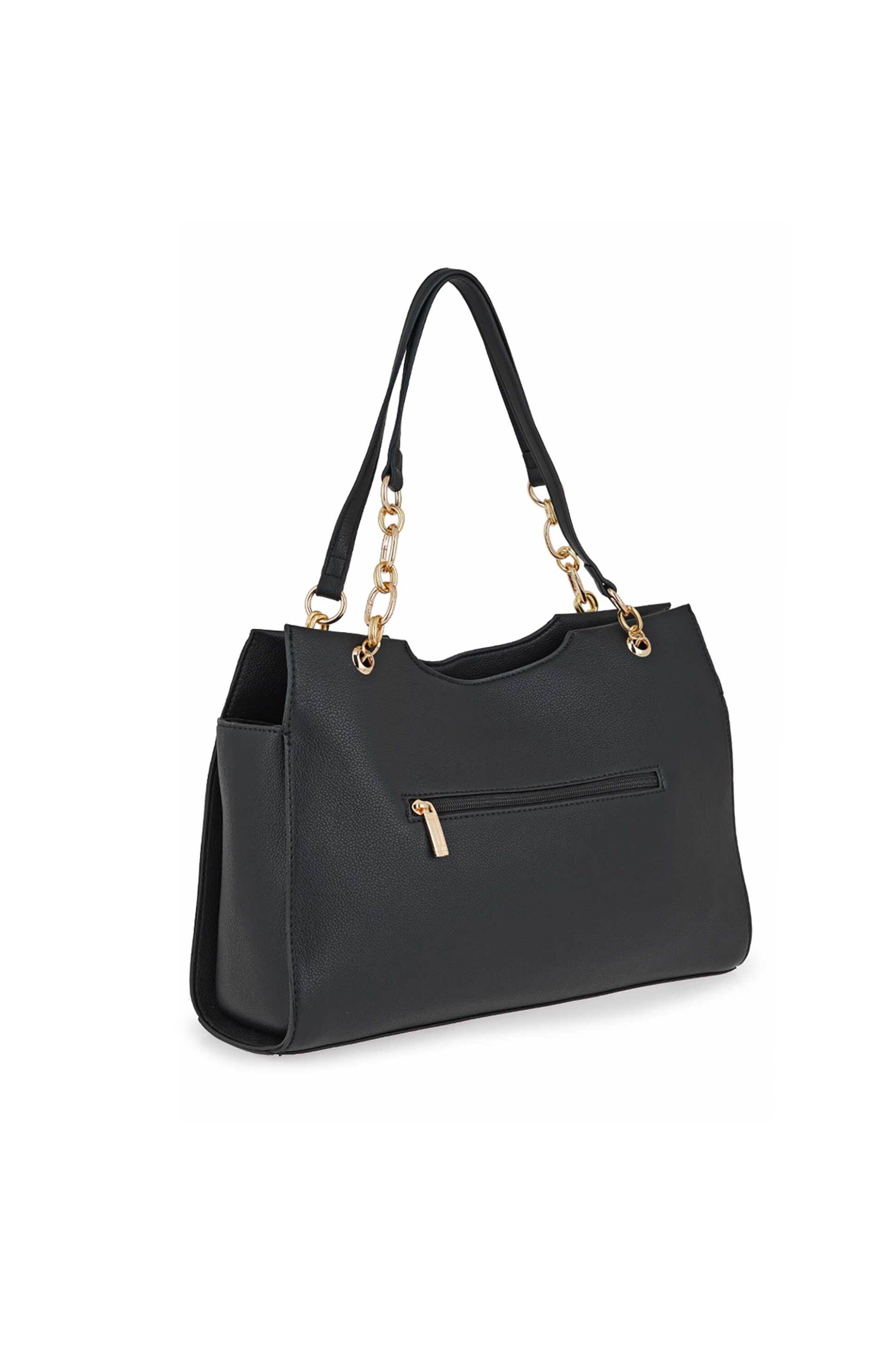 Pierre Cardin Γυναικεία Τσάντα Ώμου Μονόχρωμη - W69600609001 Μαύρο