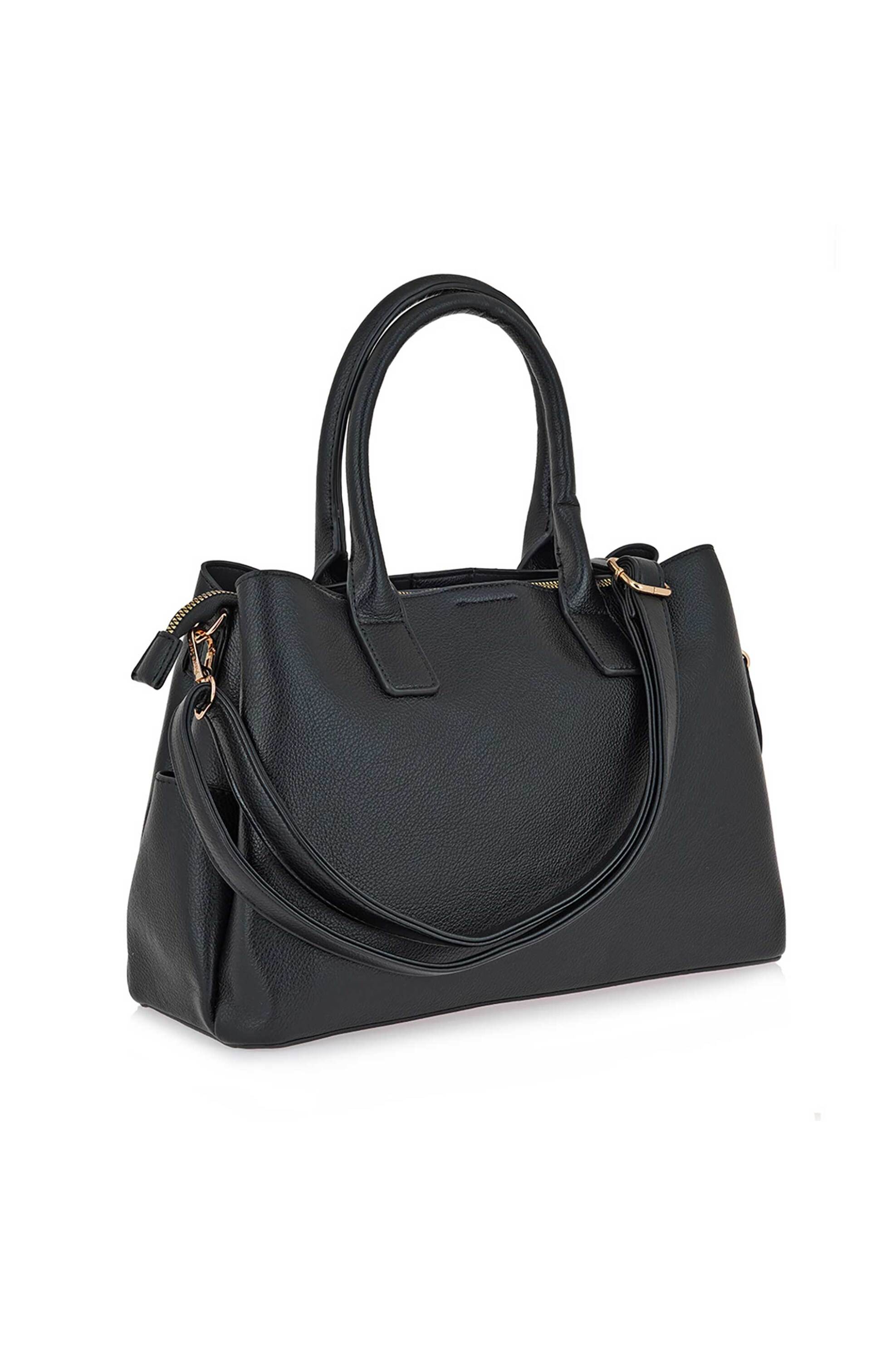 Pierre Cardin Γυναικεία Τσάντα Ώμου Μονόχρωμη - W69601799001 Μαύρο