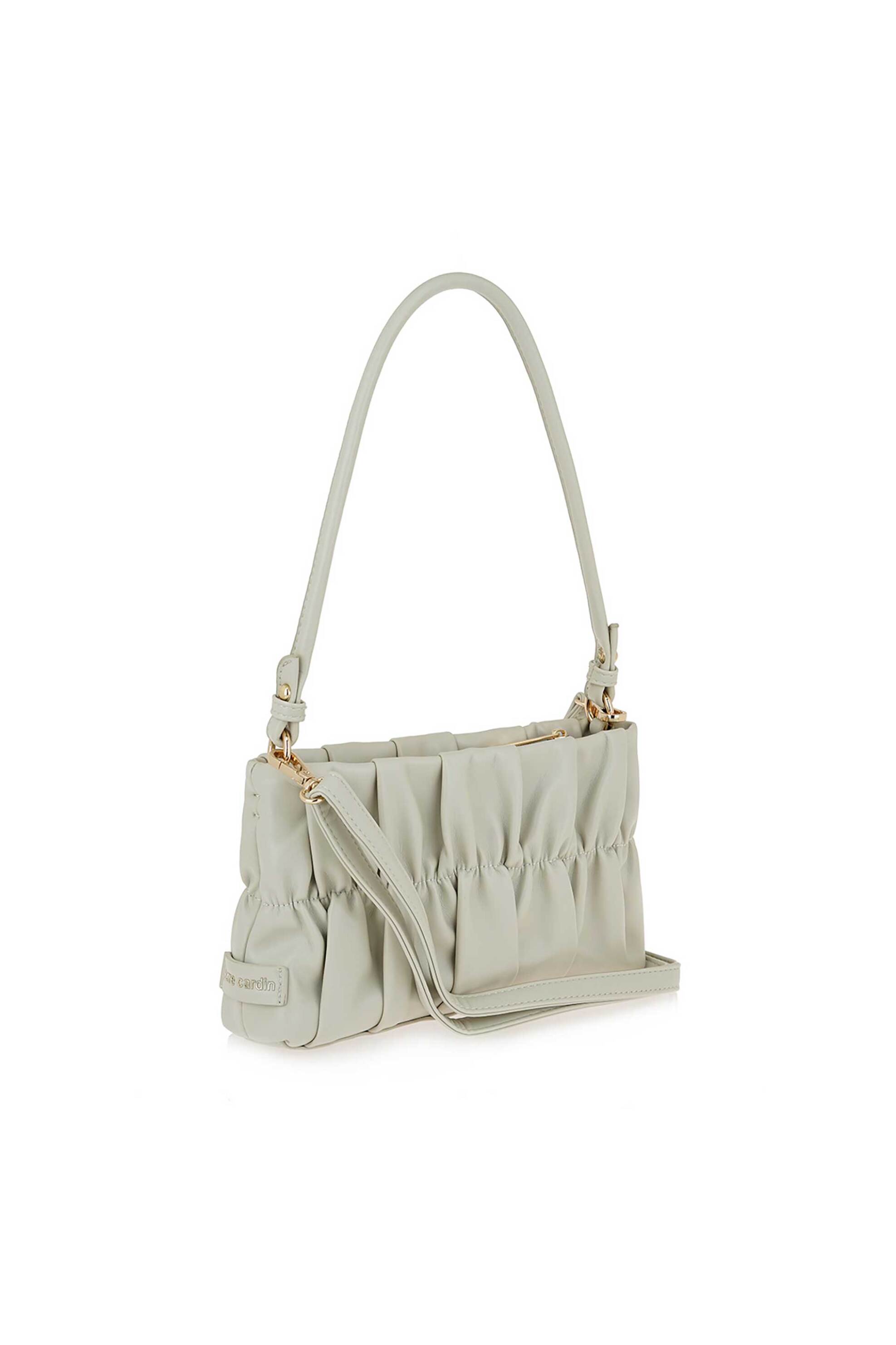 Pierre Cardin Γυναικεία Τσάντα Ώμου Μονόχρωμη - W69604519549 Κρέμ