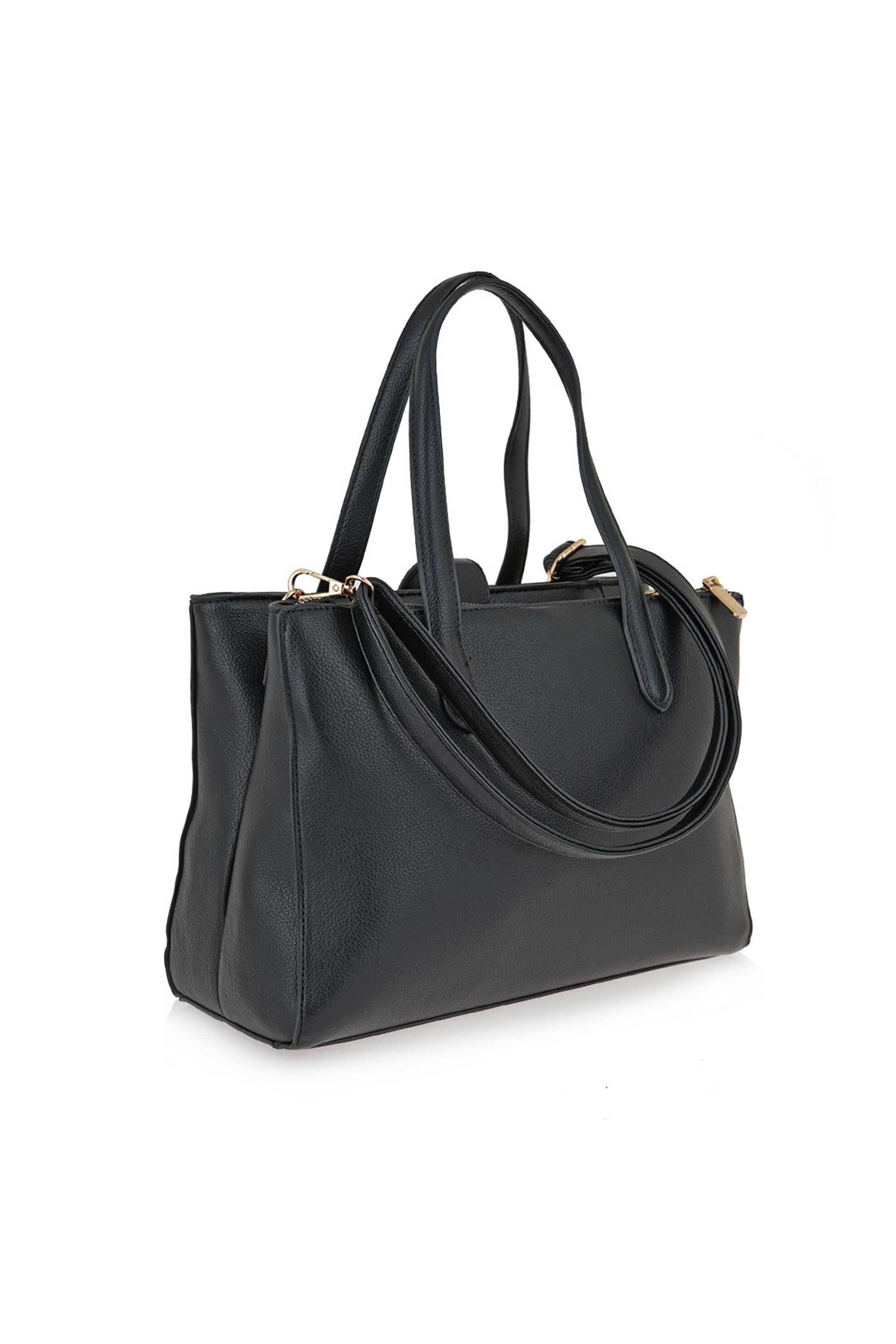 Pierre Cardin Γυναικεία Τσάντα Ώμου Μονόχρωμη - W69605809001 Μαύρο