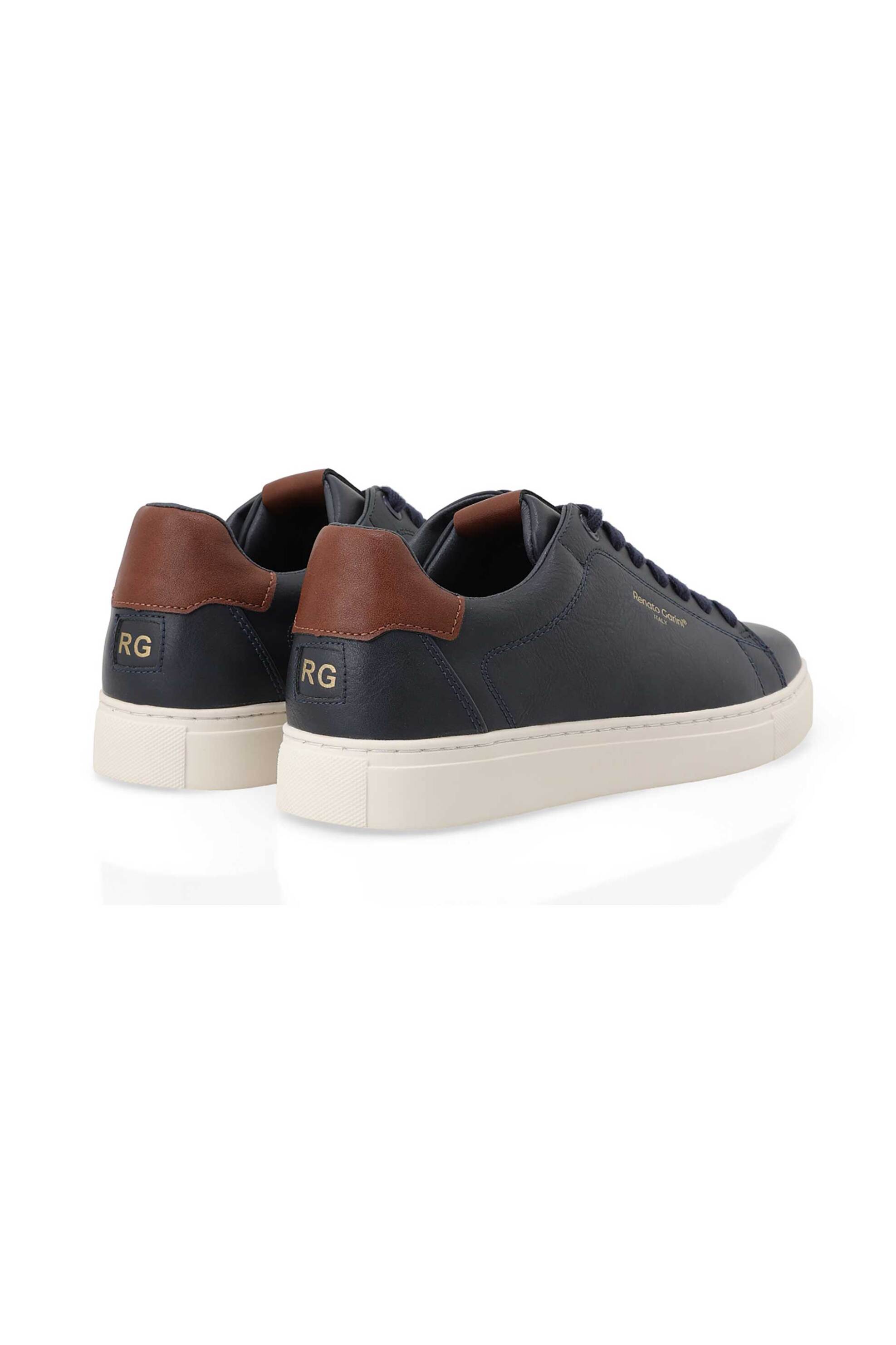 Renato Garini Ανδρικά Sneakers με Ανάγλυφο Λογότυπο - W5700108138F Σκούρο Μπλε