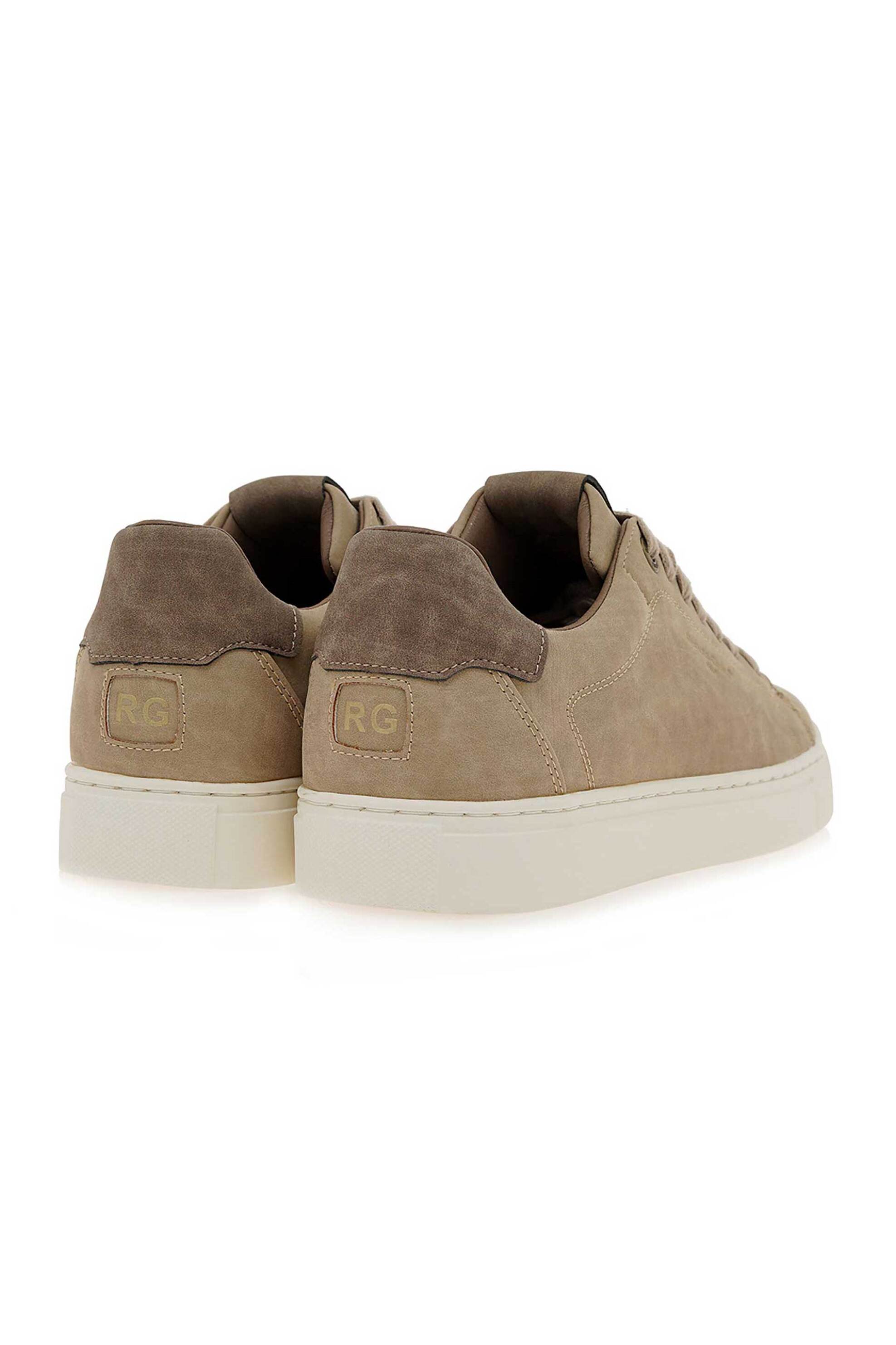 Renato Garini Ανδρικά Sneakers με Ανάγλυφο Λογότυπο - W570010819V2 Μπεζ