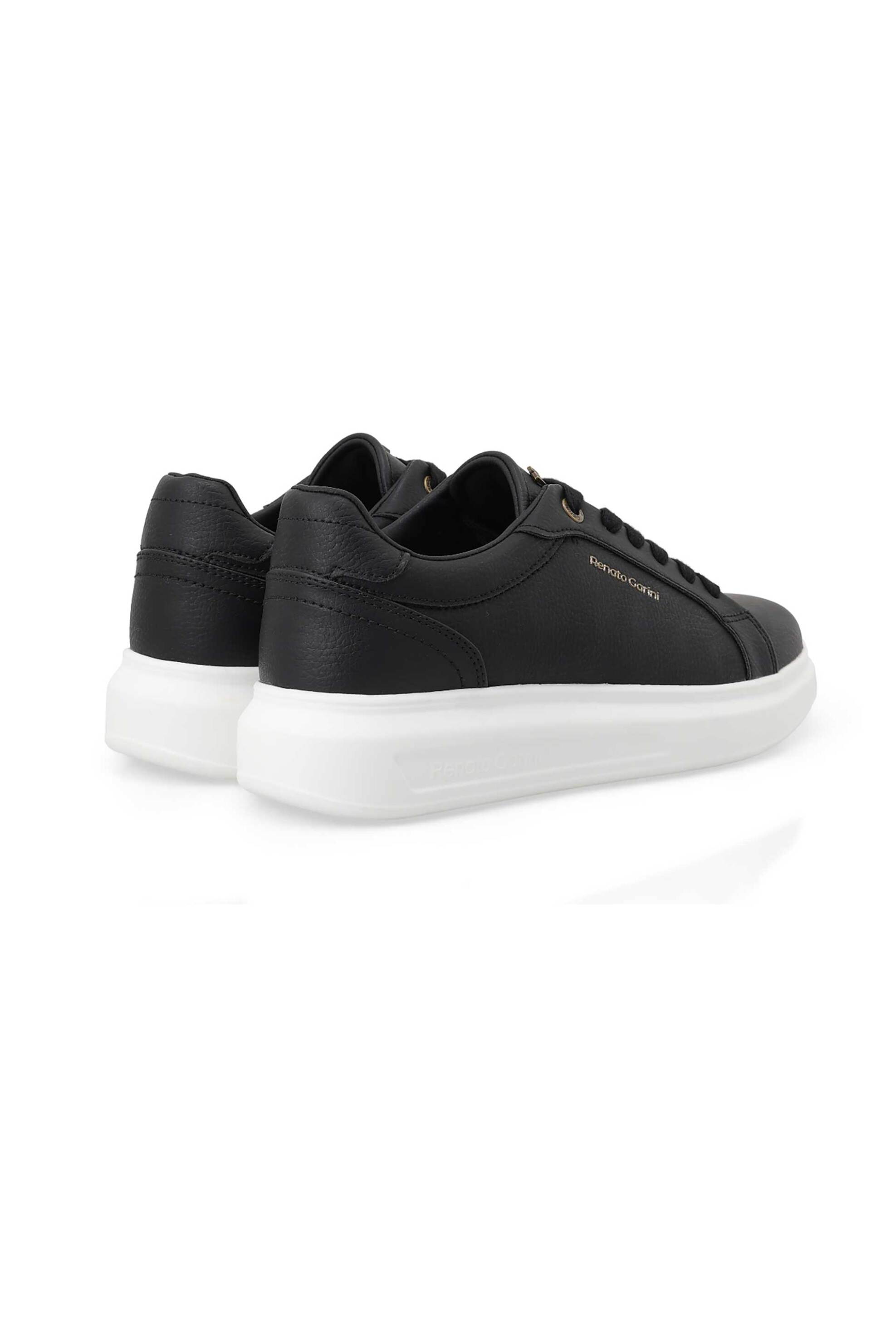 Renato Garini Ανδρικά Sneakers με Ανάγλυφο Λογότυπο - W57009113T28 Μαύρο