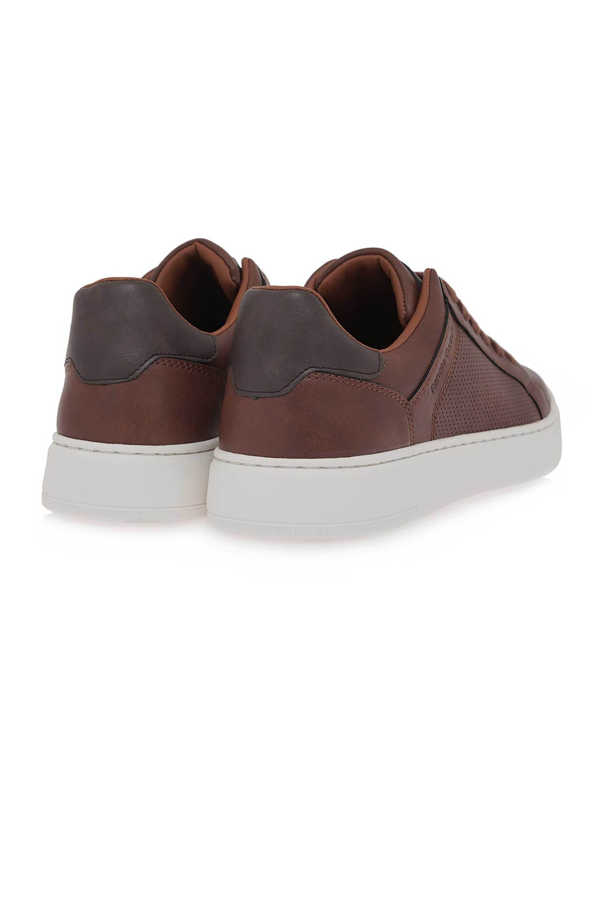 Renato Garini Ανδρικά Sneakers με Διάτρητο Σχέδιο - W570004321A3 Ταμπά