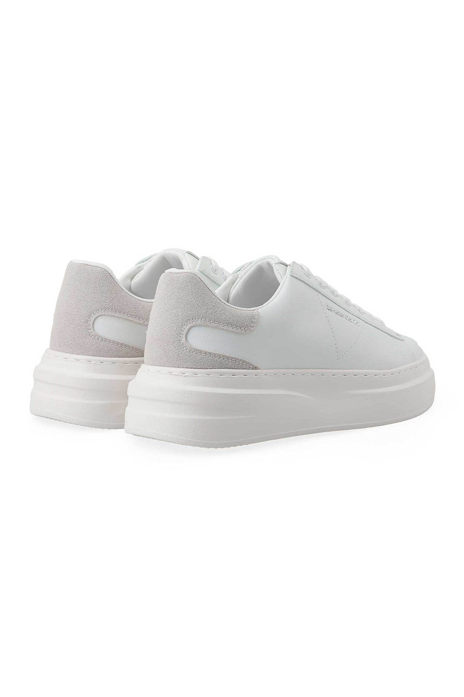 Renato Garini Ανδρικά Sneakers Μονόχρωμα - W57001103K22 Λευκό