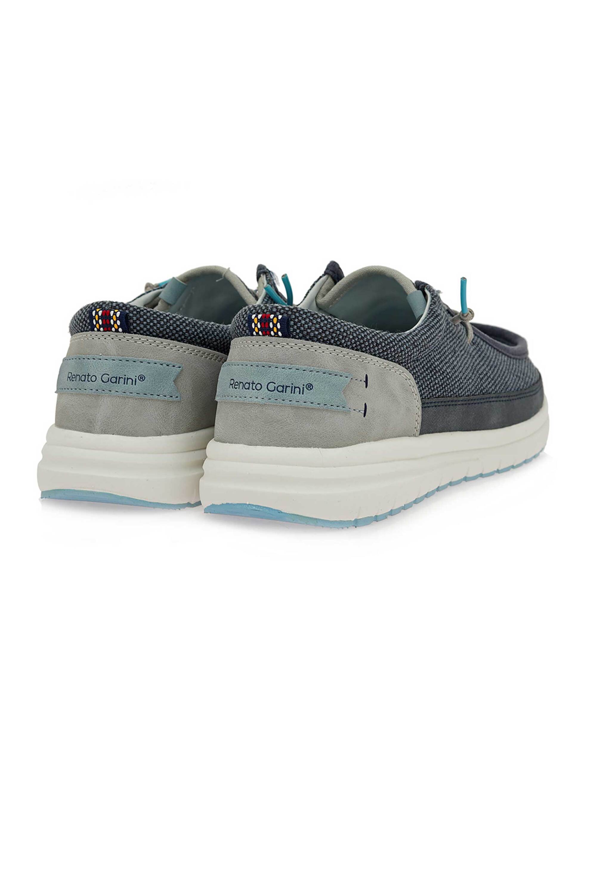 Renato Garini Ανδρικά Loafers Μονόχρωμα με Κορδόνια - W589S770107Q Σκούρο Μπλε