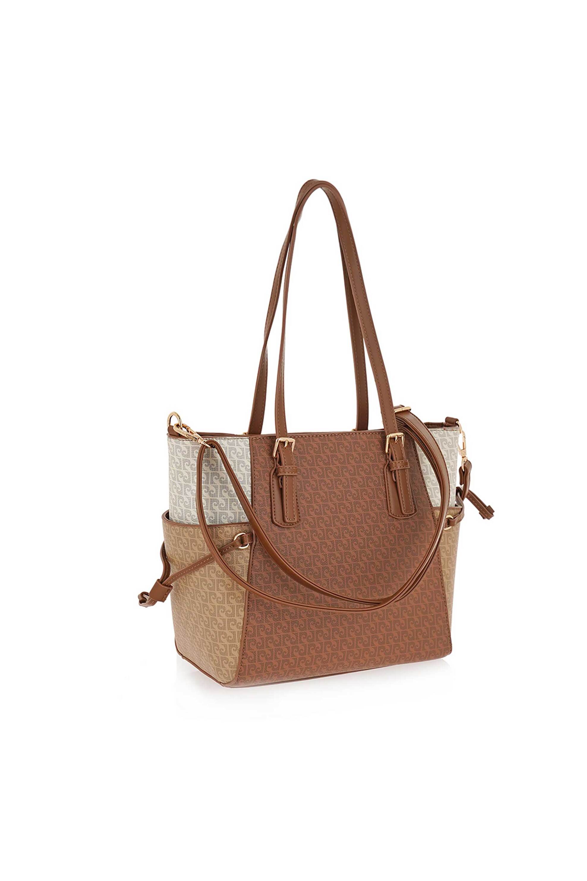 Pierre Cardin Γυναικεία Τσάντα Tote με All-Over Logo Print - W69604509Ar3 Ταμπά
