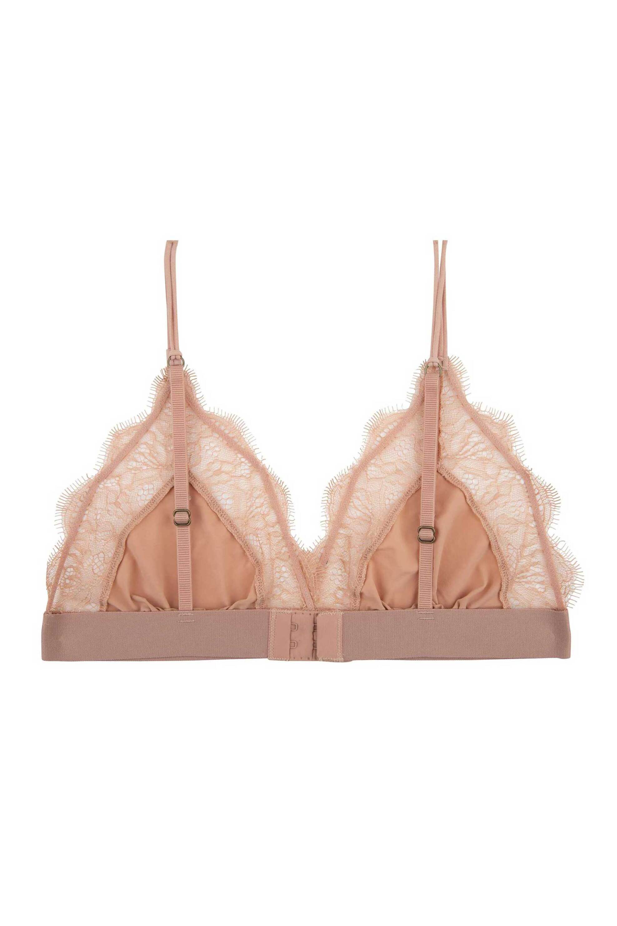 Love Stories γυναικείο bralette με floral δαντέλα μονόχρωμο 