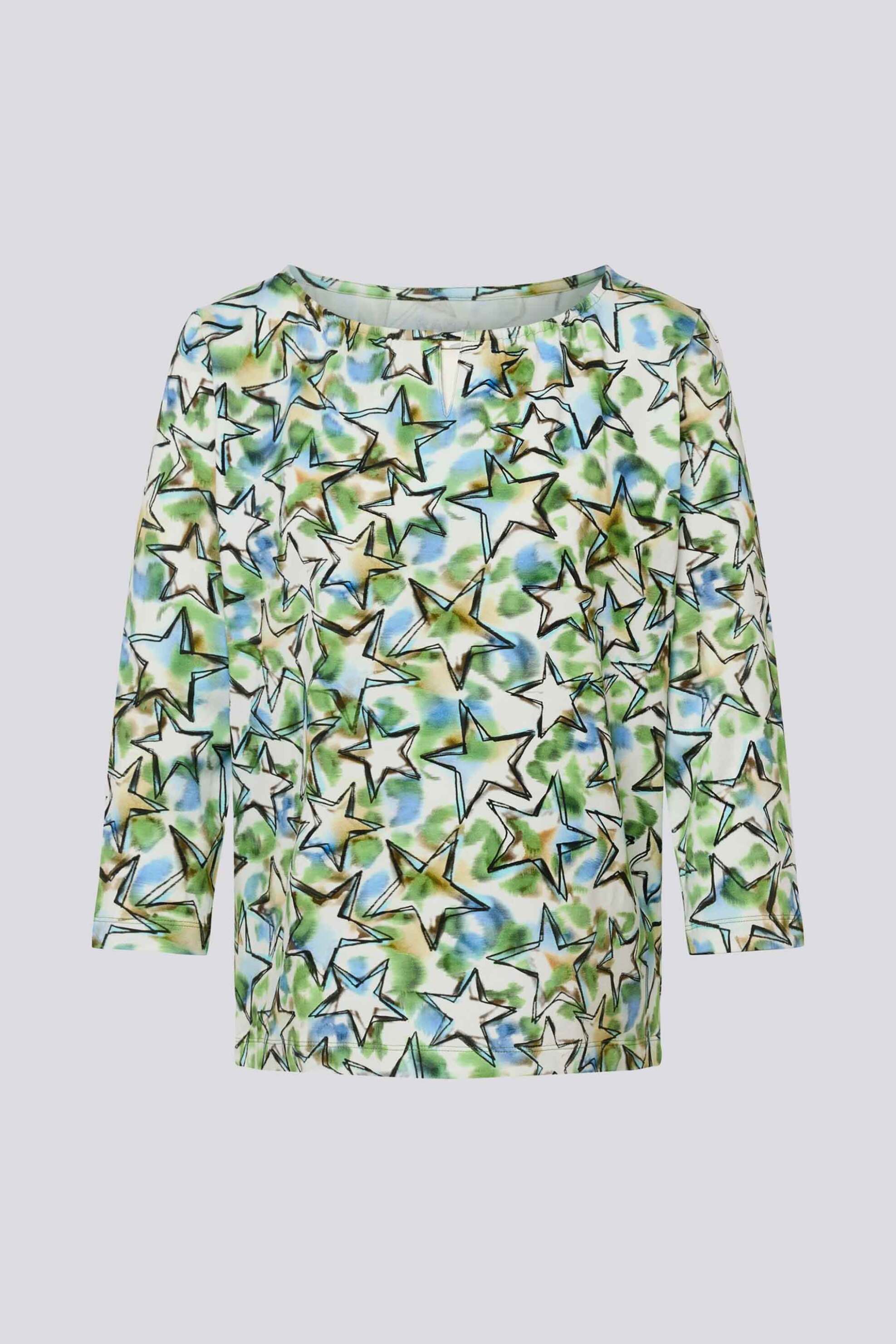 Rabe γυναικεία μπλούζα με all-over print - 55-111352 Πράσινο Ανοιχτό φωτογραφία