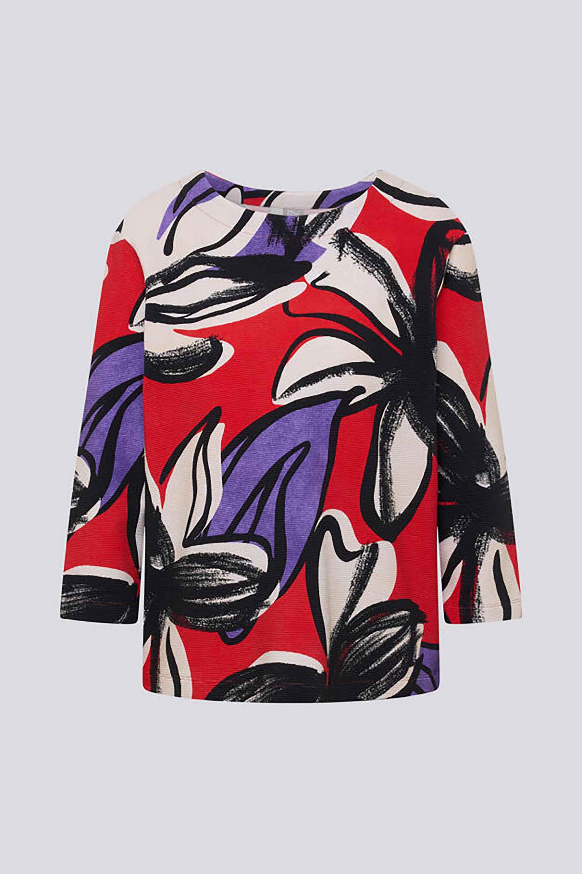 Rabe γυναικεία μπλούζα με all-over print - 55-213358 Κόκκινο φωτογραφία