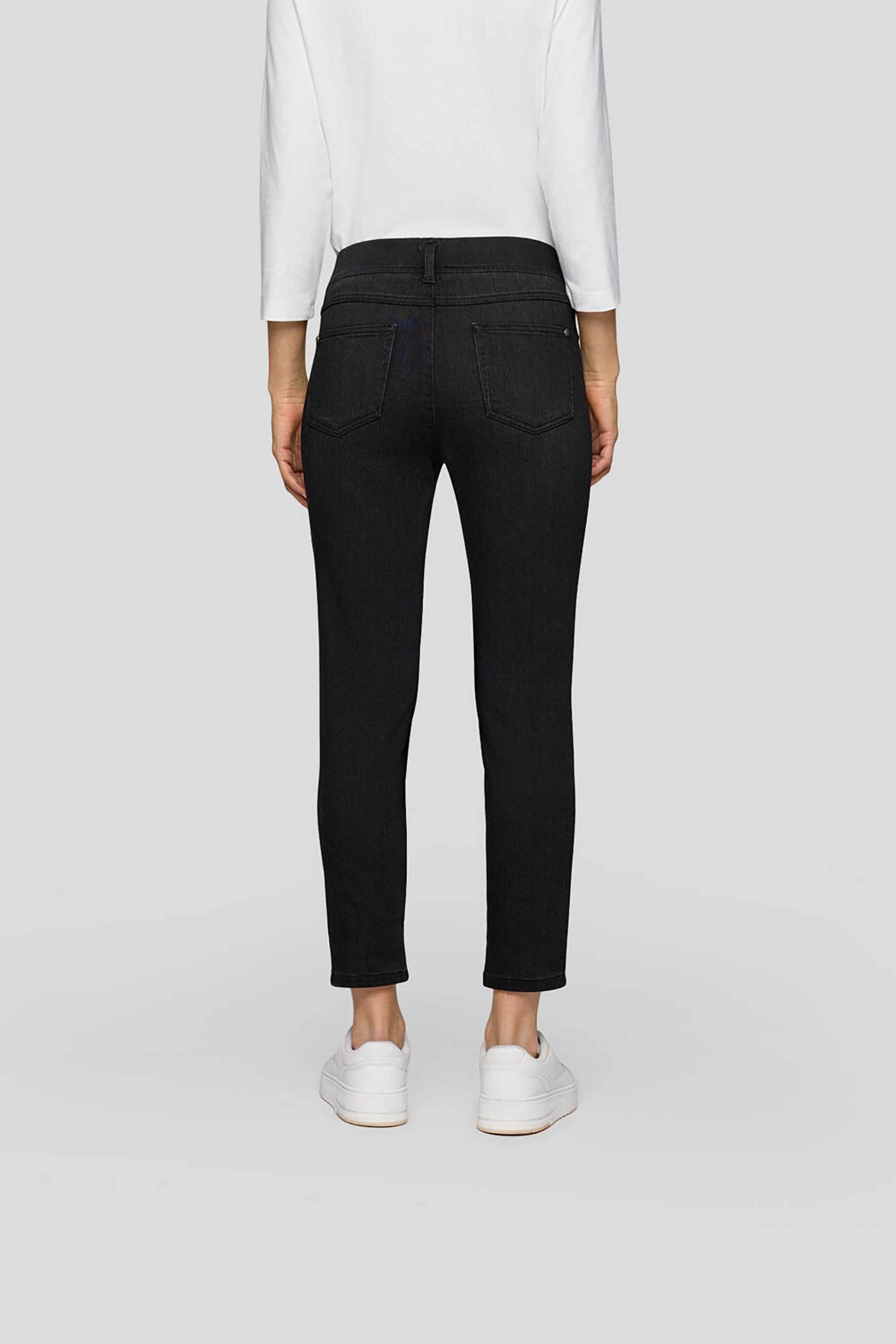 Rabe γυναικείο τζιν παντελόνι πεντάτσεπο ίσια εφαρμογή - 55-300152 Μαύρο φωτογραφία