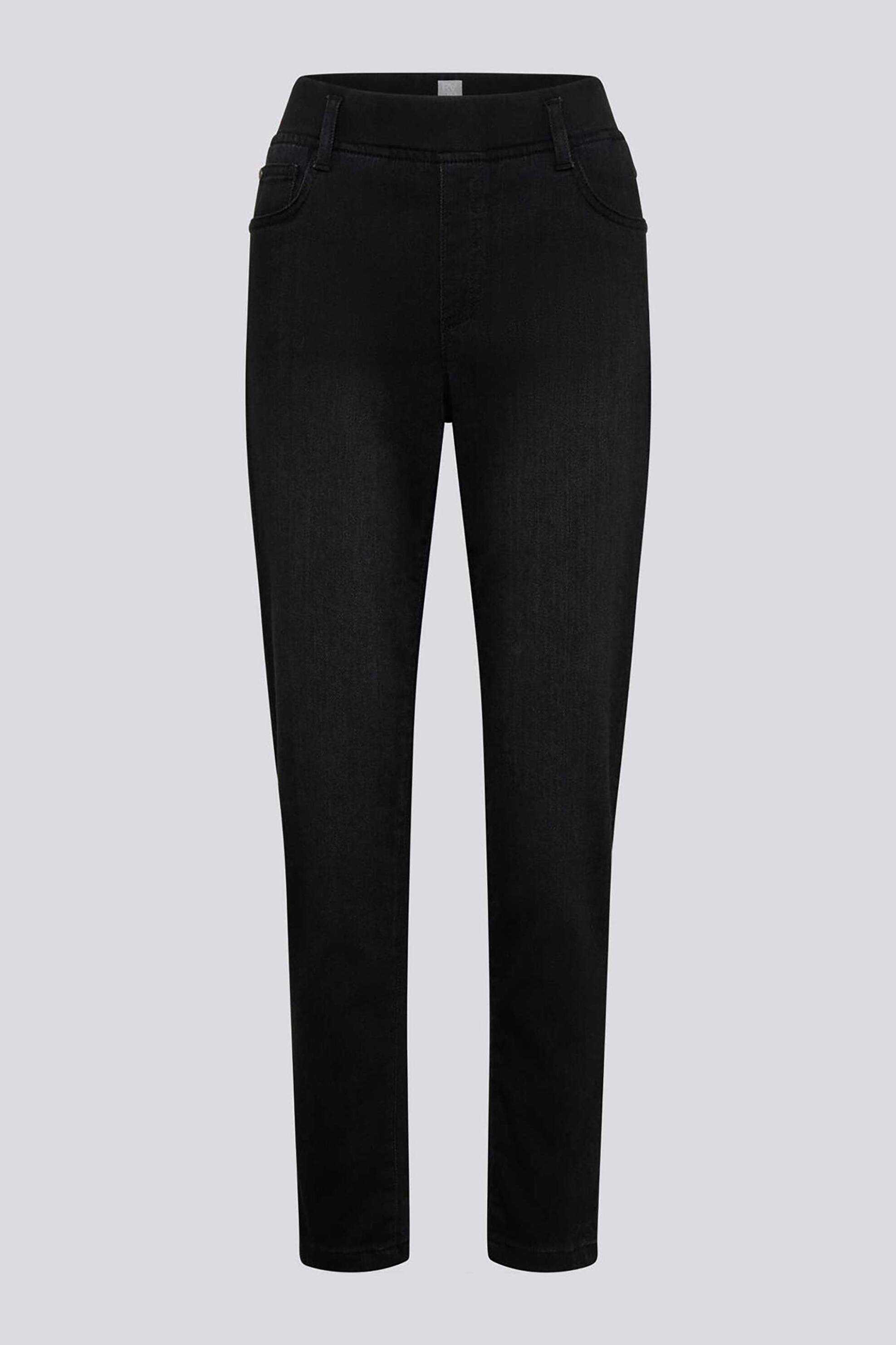 Rabe γυναικείο τζιν παντελόνι πεντάτσεπο ίσια εφαρμογή - 55-300152 Μαύρο φωτογραφία