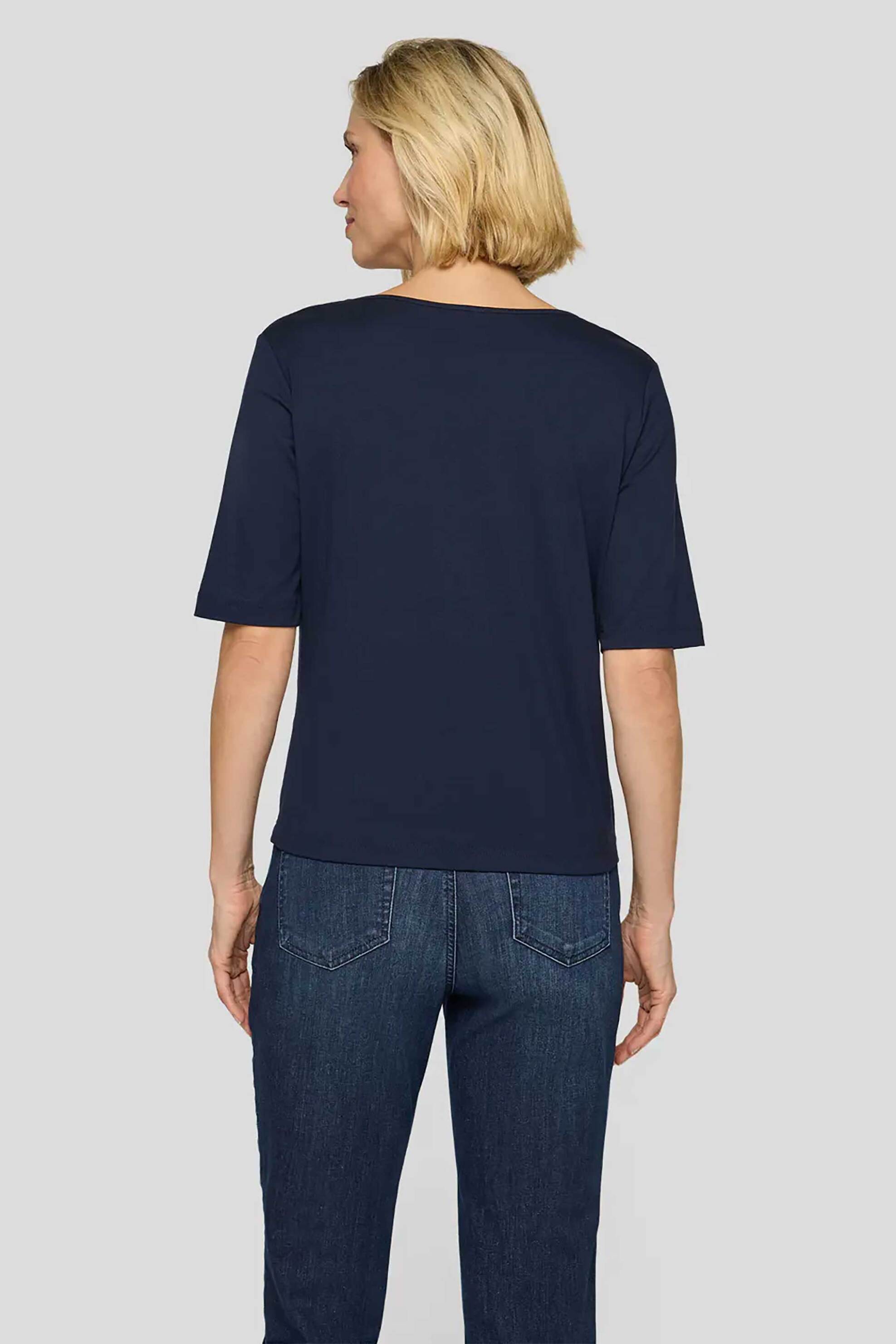 RABE Rabe γυναικείο T-shirt με lettering - 56-114329 Μπλε Σκούρο - 3