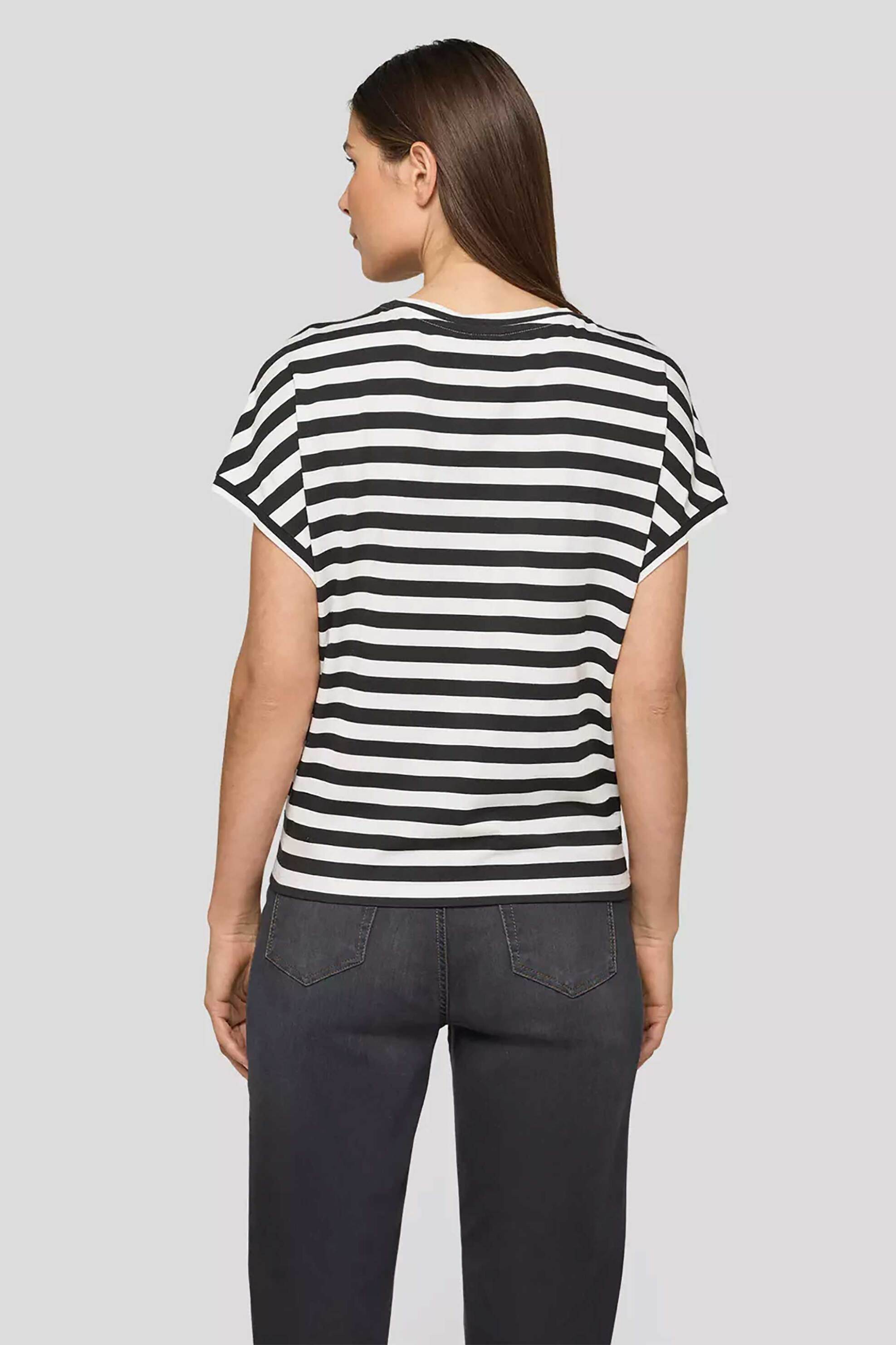 RABE Rabe γυναικεία μπλούζα με all-over print - 56-115352 Μπεζ - 3