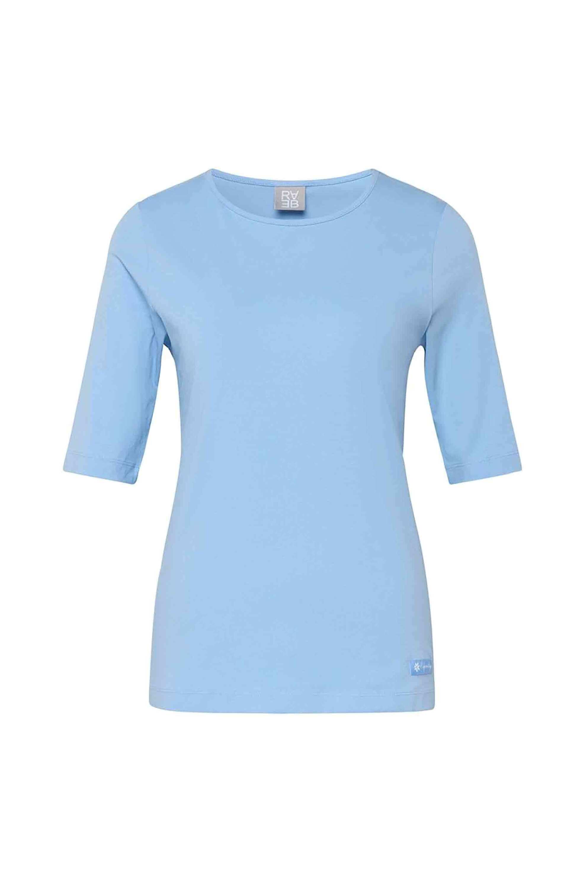 Rabe γυναικείο μονόχρωμο T-shirt – 56-118330 Μπλε
