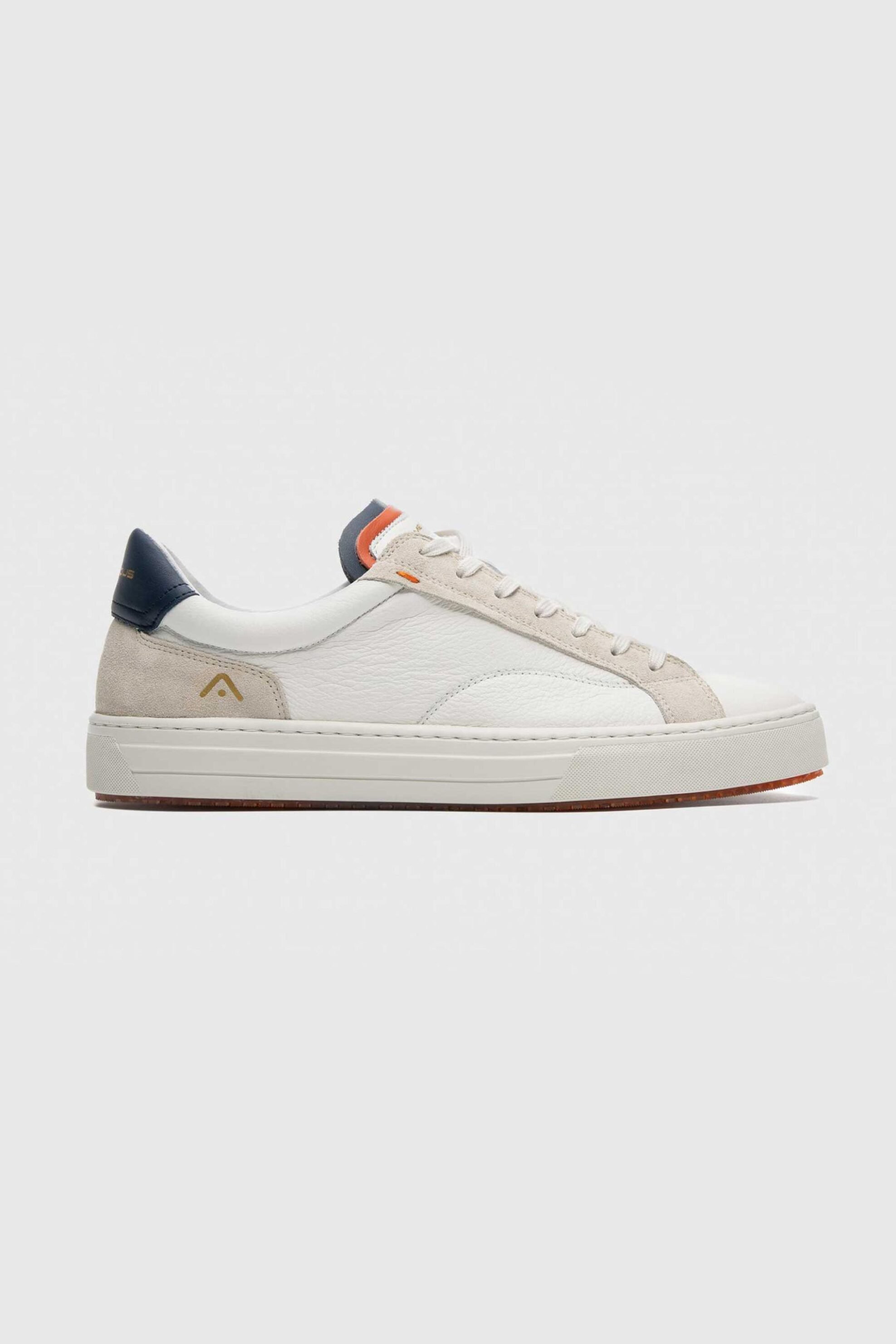 AMBITIOUS Ambitious ανδρικά δερμάτινα sneakers "Anopolis" - E63389 Λευκό