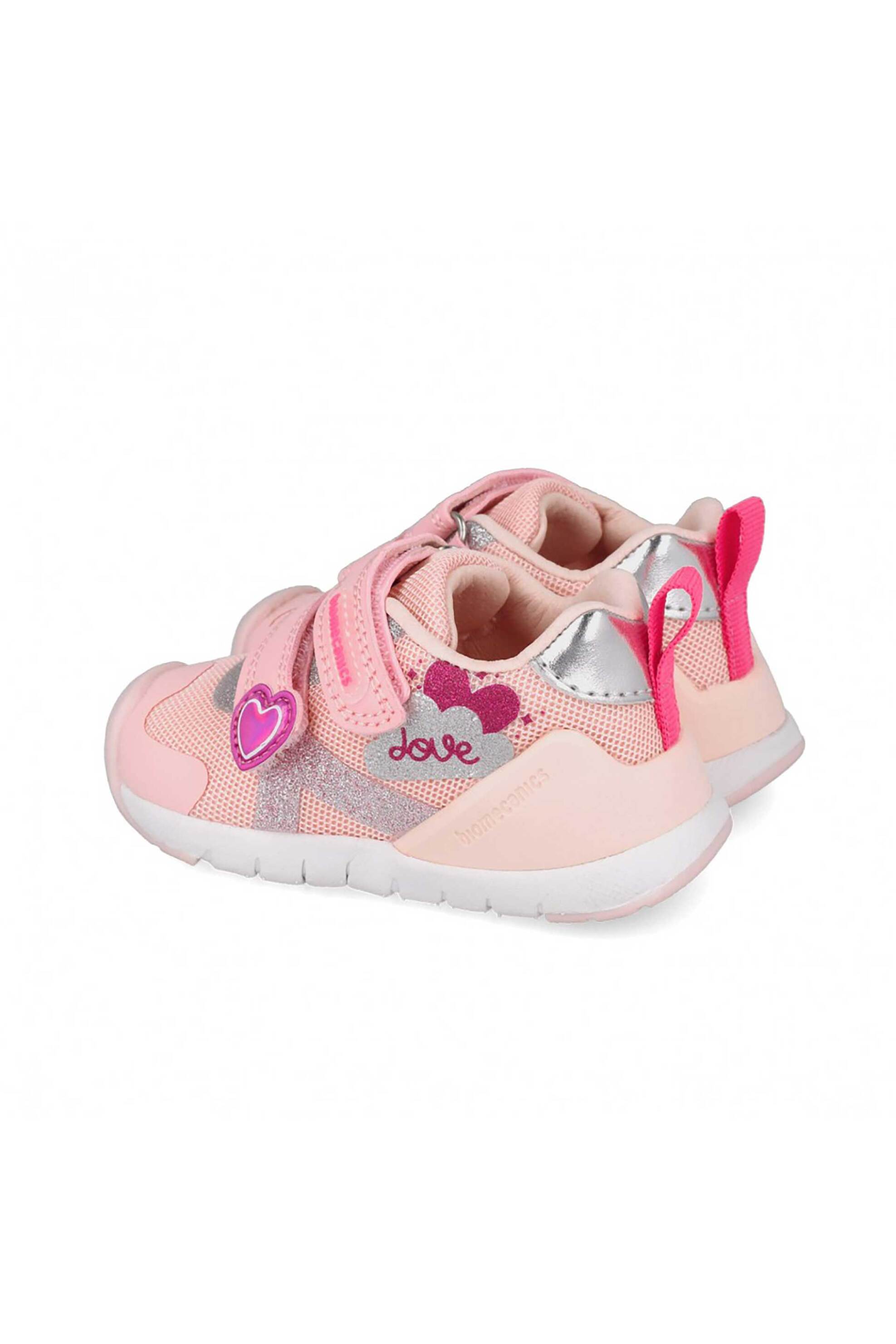 Biomecanics Βρεφικά Sneakers με Σχέδιο Καρδιά (20-25) - 262133 Ροζ