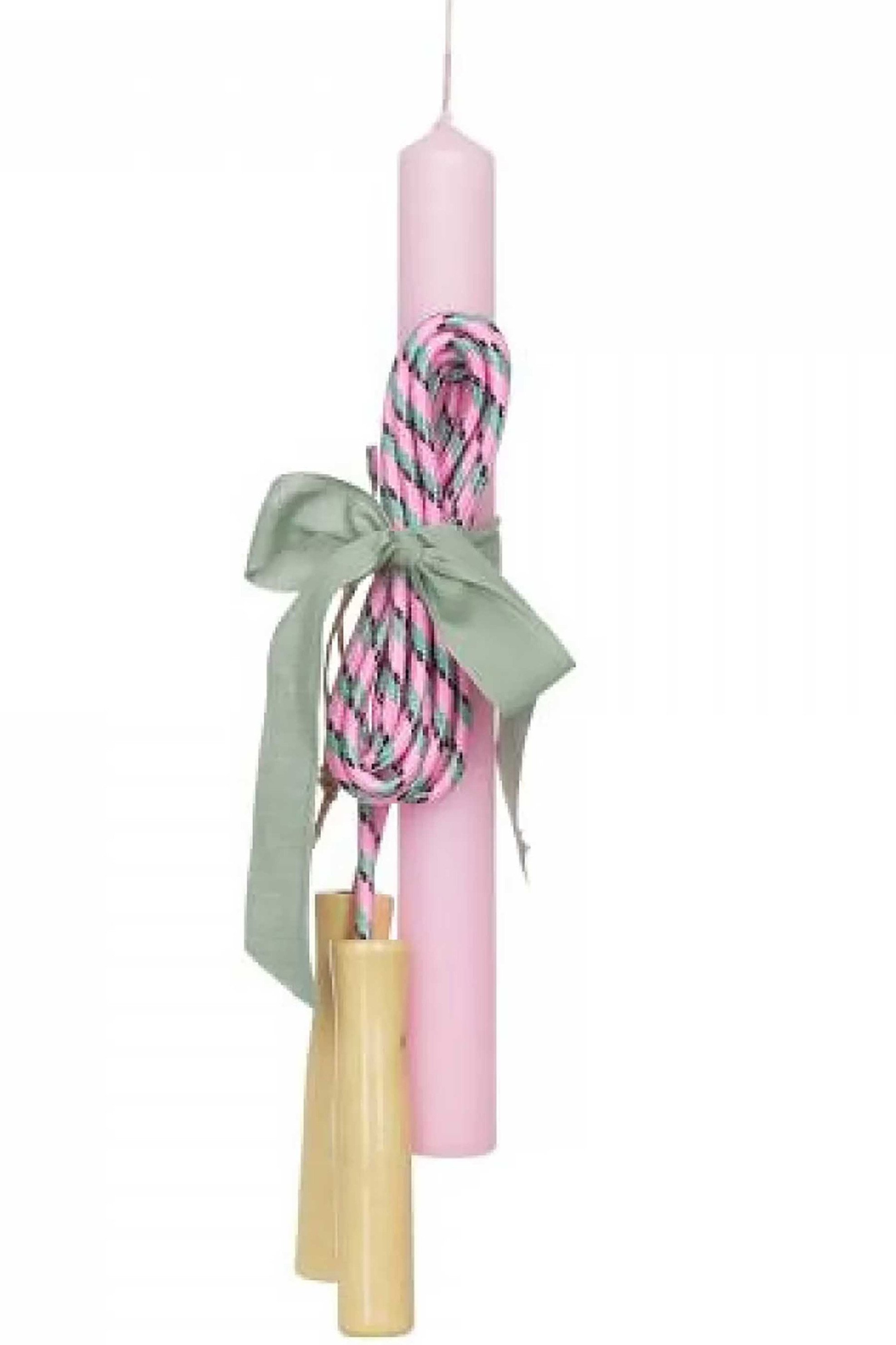 Make A Wish πασχαλινή λαμπάδα "Σχοινάκι" - 15-2502-076 Ροζ