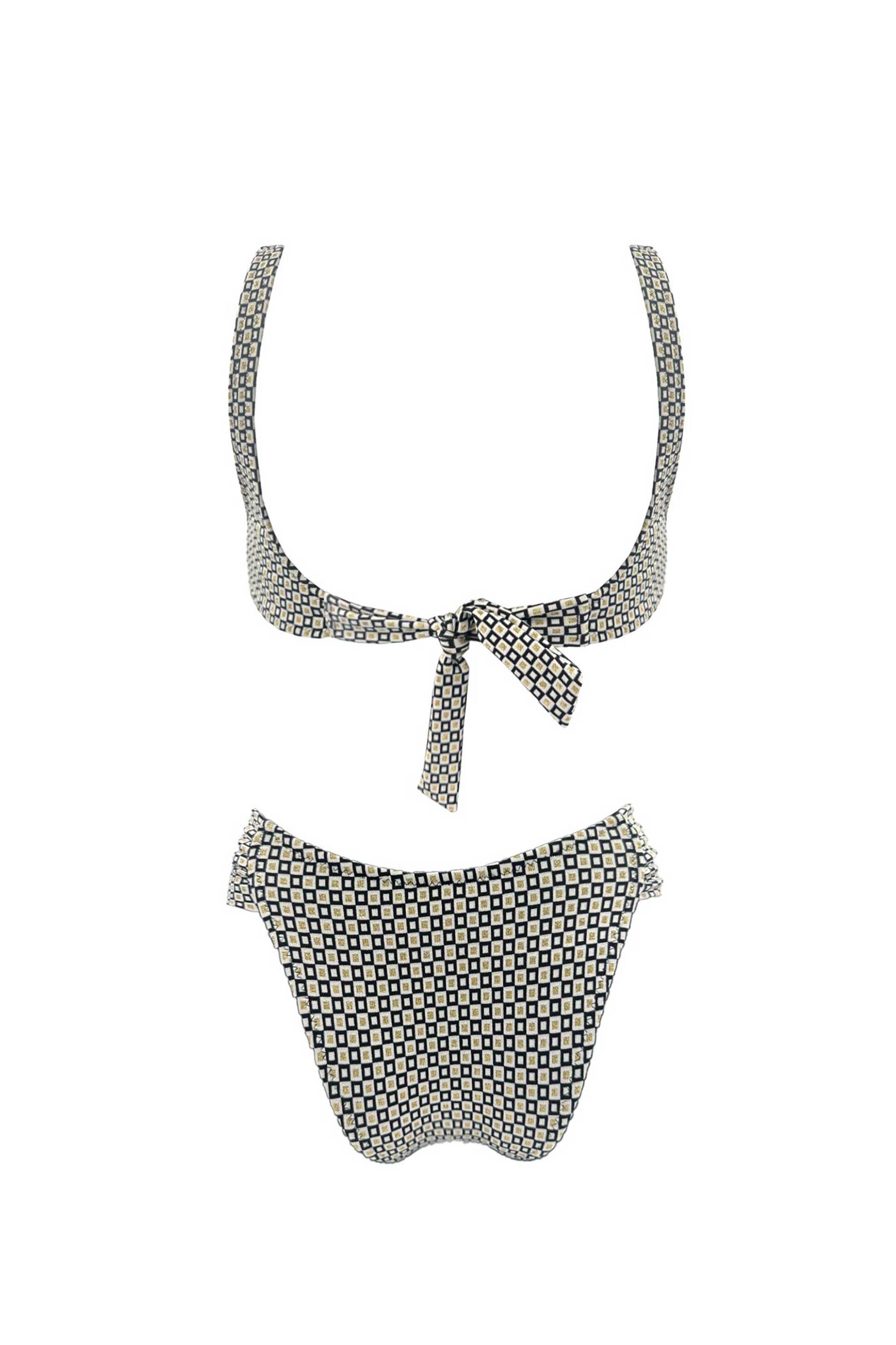 Emma Swimwear σετ γυναικείο μαγιό μπικίνι "Riviera D Cup" - EMMA 920 Εκρού φωτογραφία