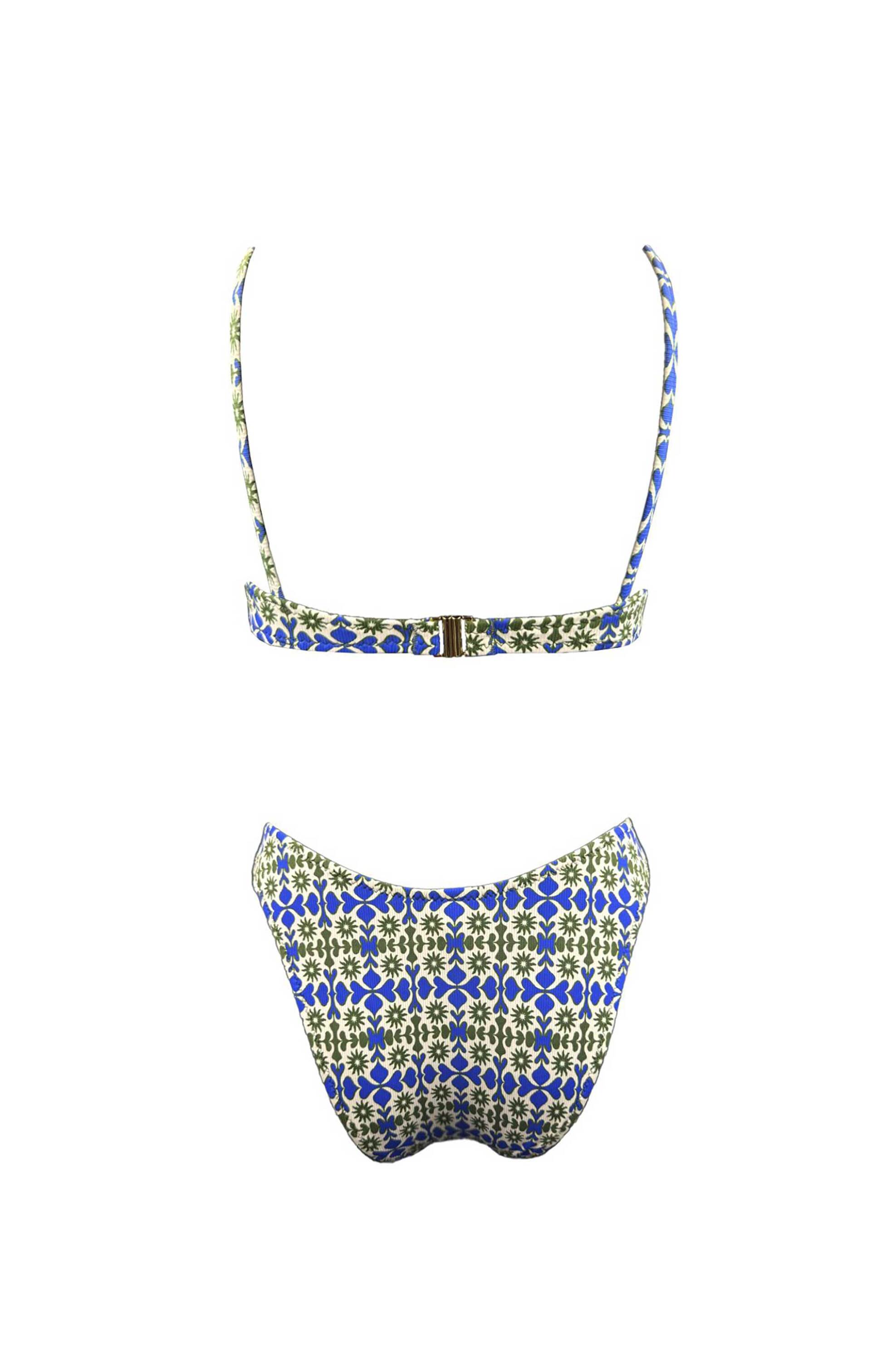 EMMA SWIMWEAR Emma Swimwear σετ γυναικείο μαγιό μπικίνι "Solar Wave Ruched" - EMMA 966 Μπλε - 2
