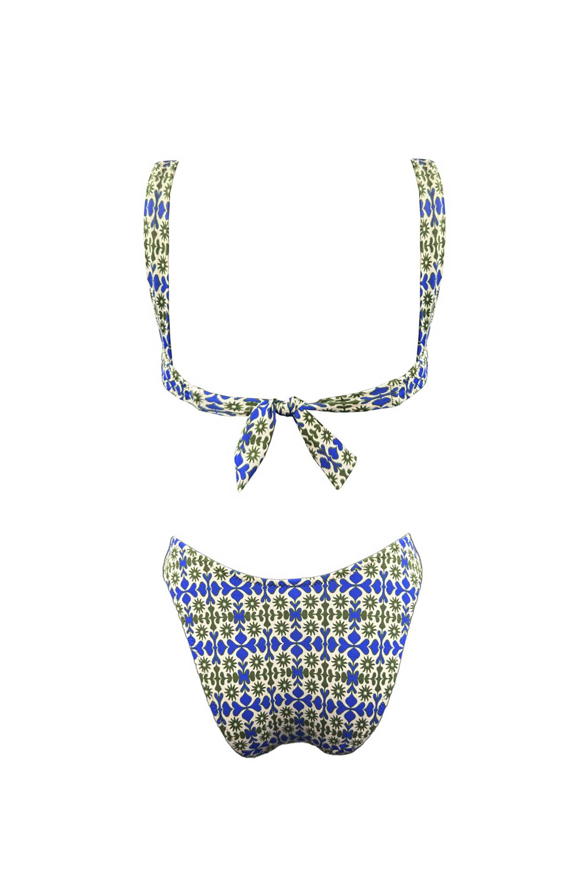 Emma Swimwear σετ γυναικείο μαγιό μπικίνι "Solar Wave Wire" - EMMA 968 Μπλε φωτογραφία