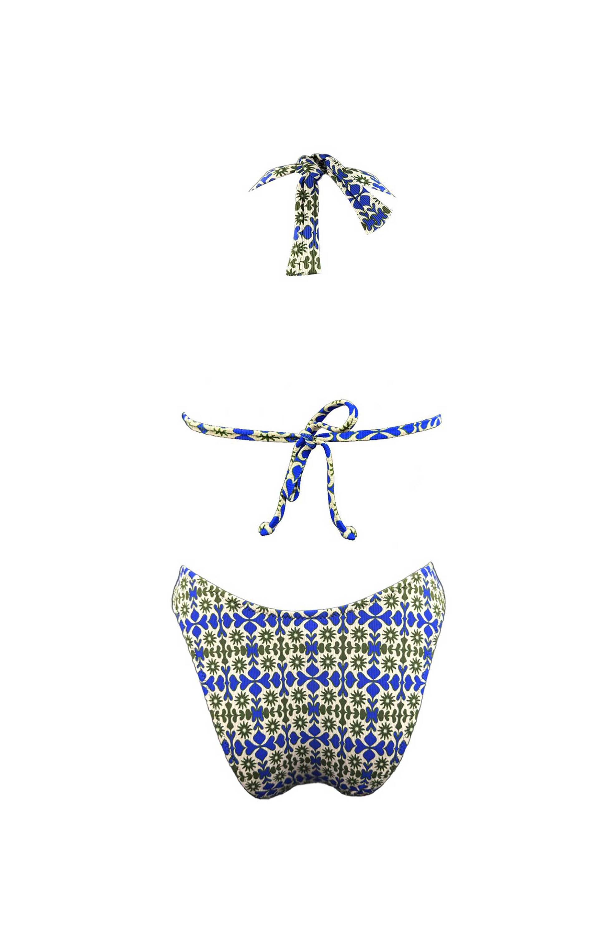 EMMA SWIMWEAR Emma Swimwear σετ γυναικείο μαγιό μπικίνι "Solar Wave Ring Triangle" - EMMA 969 Μπλε - 2