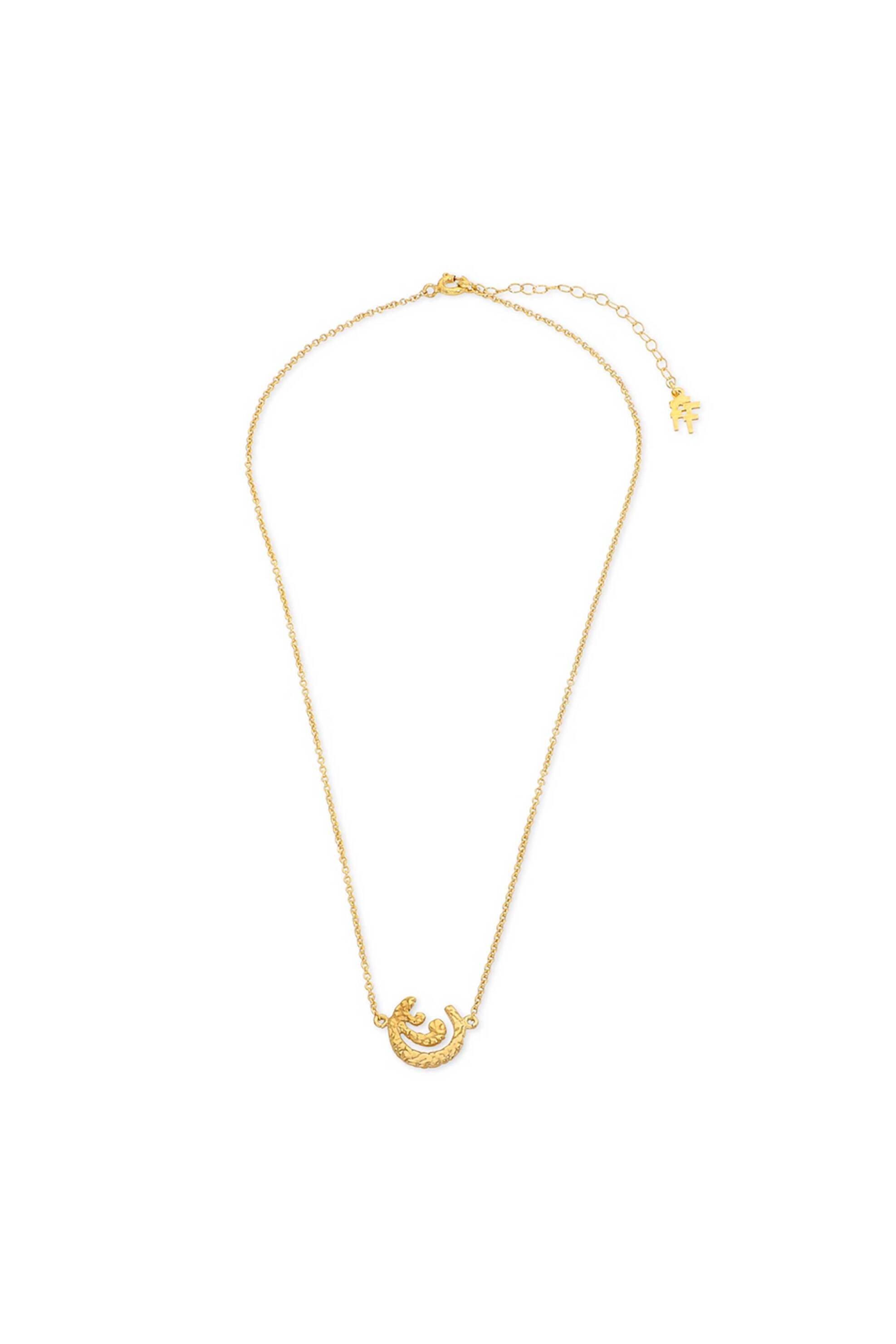 Folli Follie γυναικείο κοντό επίχρυσο κολιέ με κυματιστά μοτίφ "Wavy Flair" - 1N24S113Y Χρυσό φωτογραφία