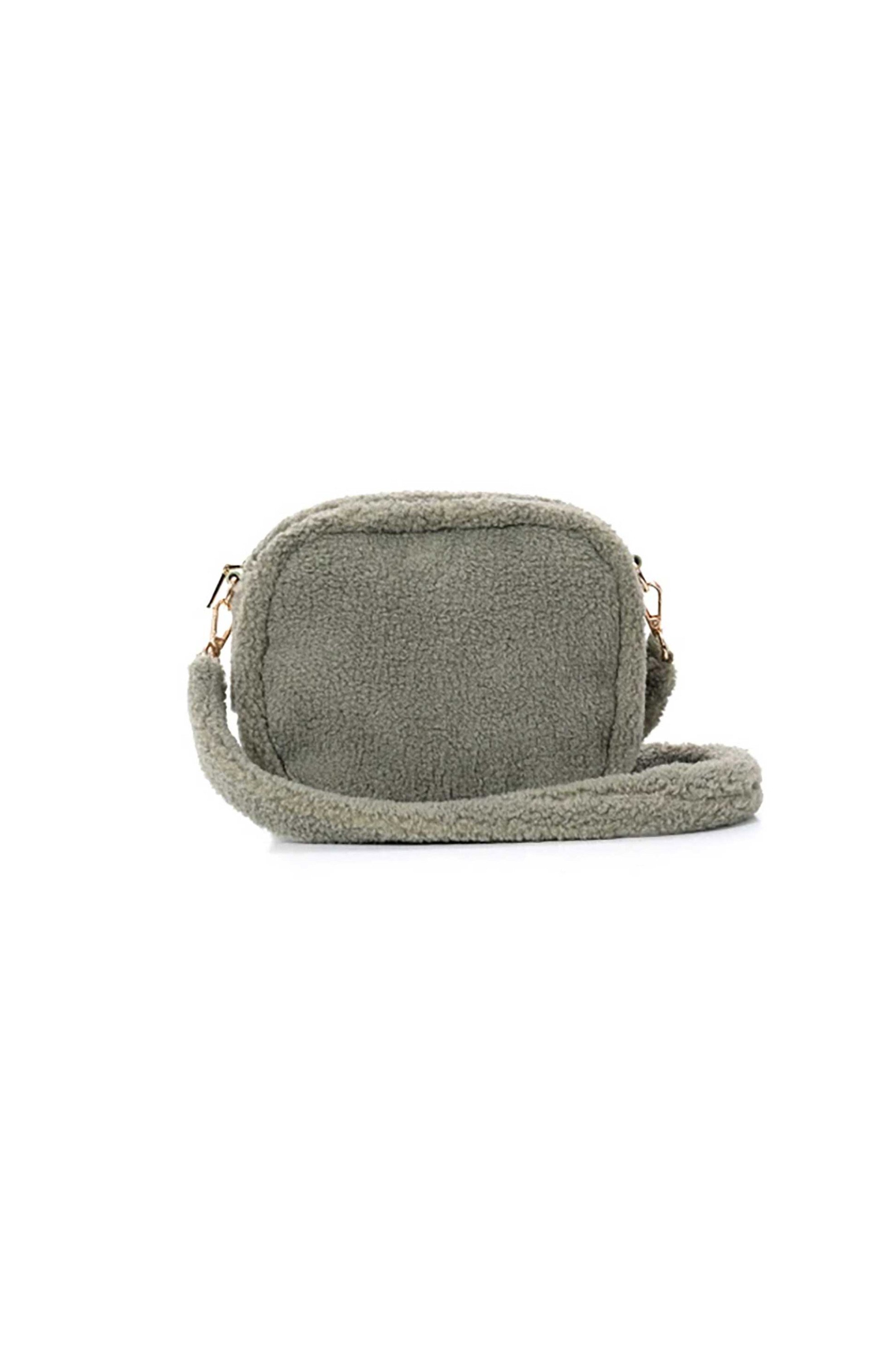 Folli Follie γυναικεία τσάντα crossbody "Furry Tales" - CB24F018GE Πράσινο Σκούρο