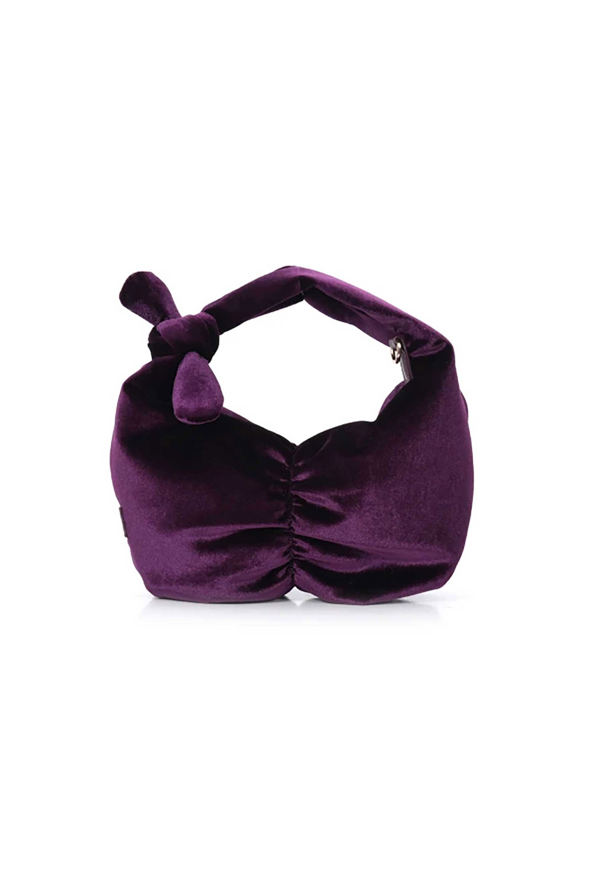 Folli Follie γυναικεία τσάντα hobo "Evening" - EB24E009GV Μοβ