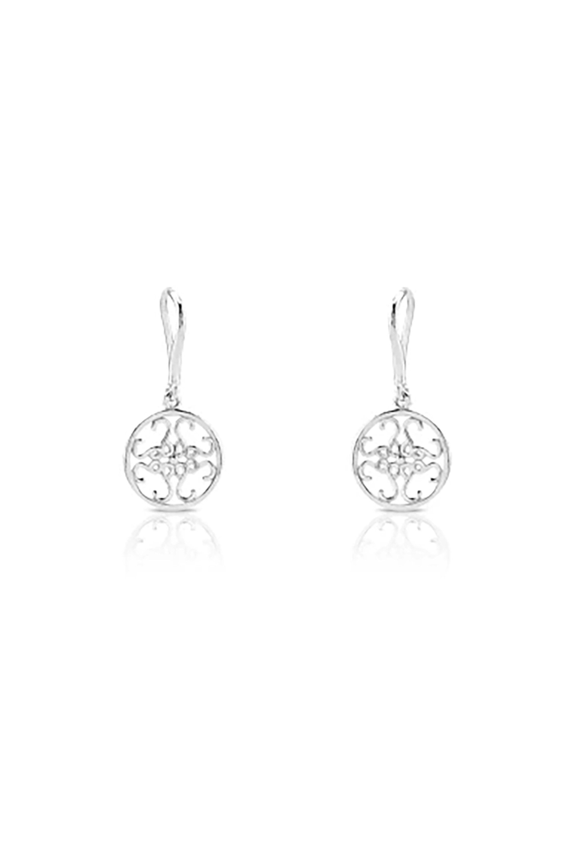 Folli Follie γυναικεία ασημένια σκουλαρίκια "Kallos " - 1E25S165 Ασημί