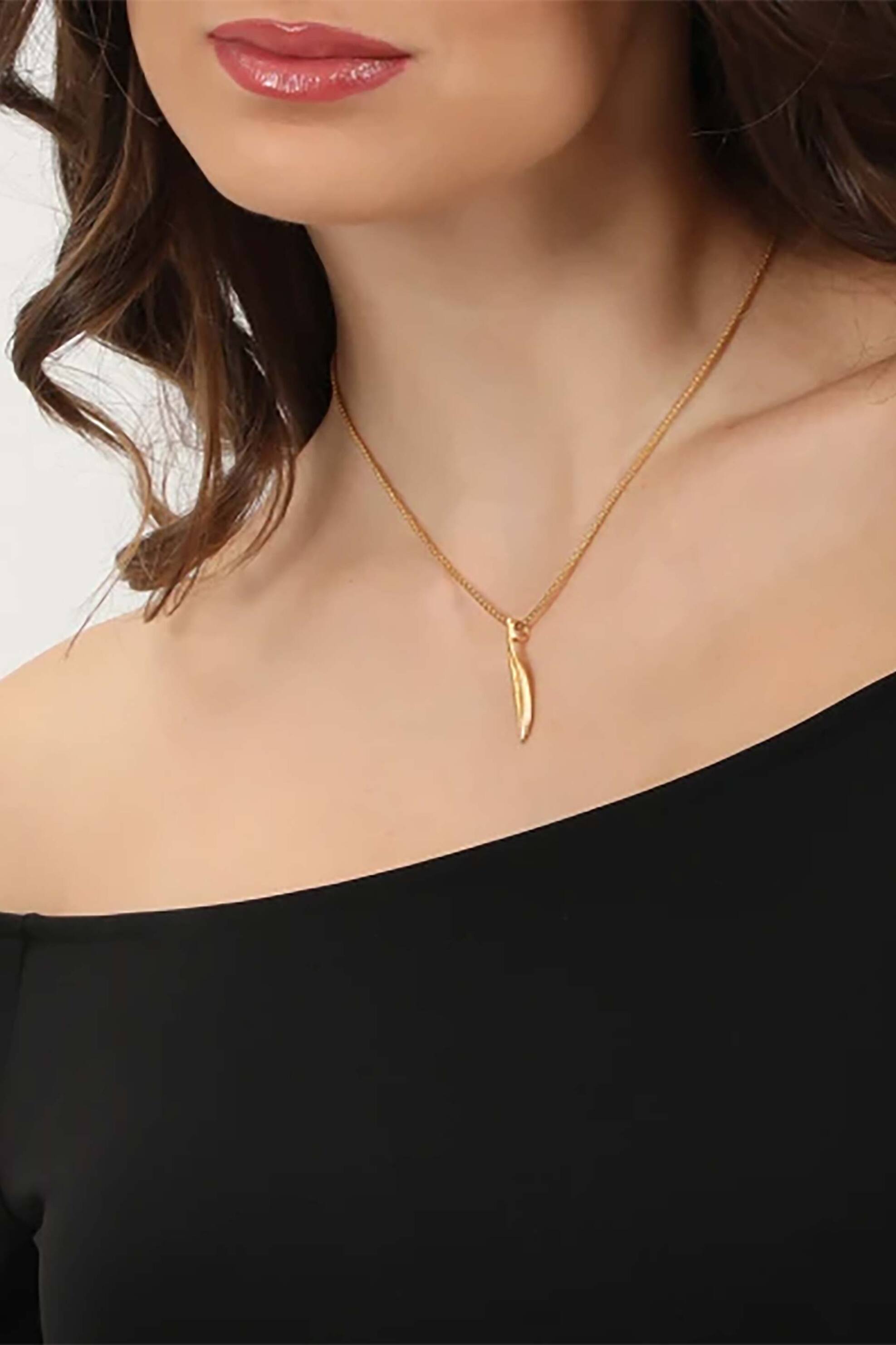 Folli Follie γυναικείο επίχρυσο μενταγιόν "Anima Olea" - 1P25S002Y Χρυσό φωτογραφία