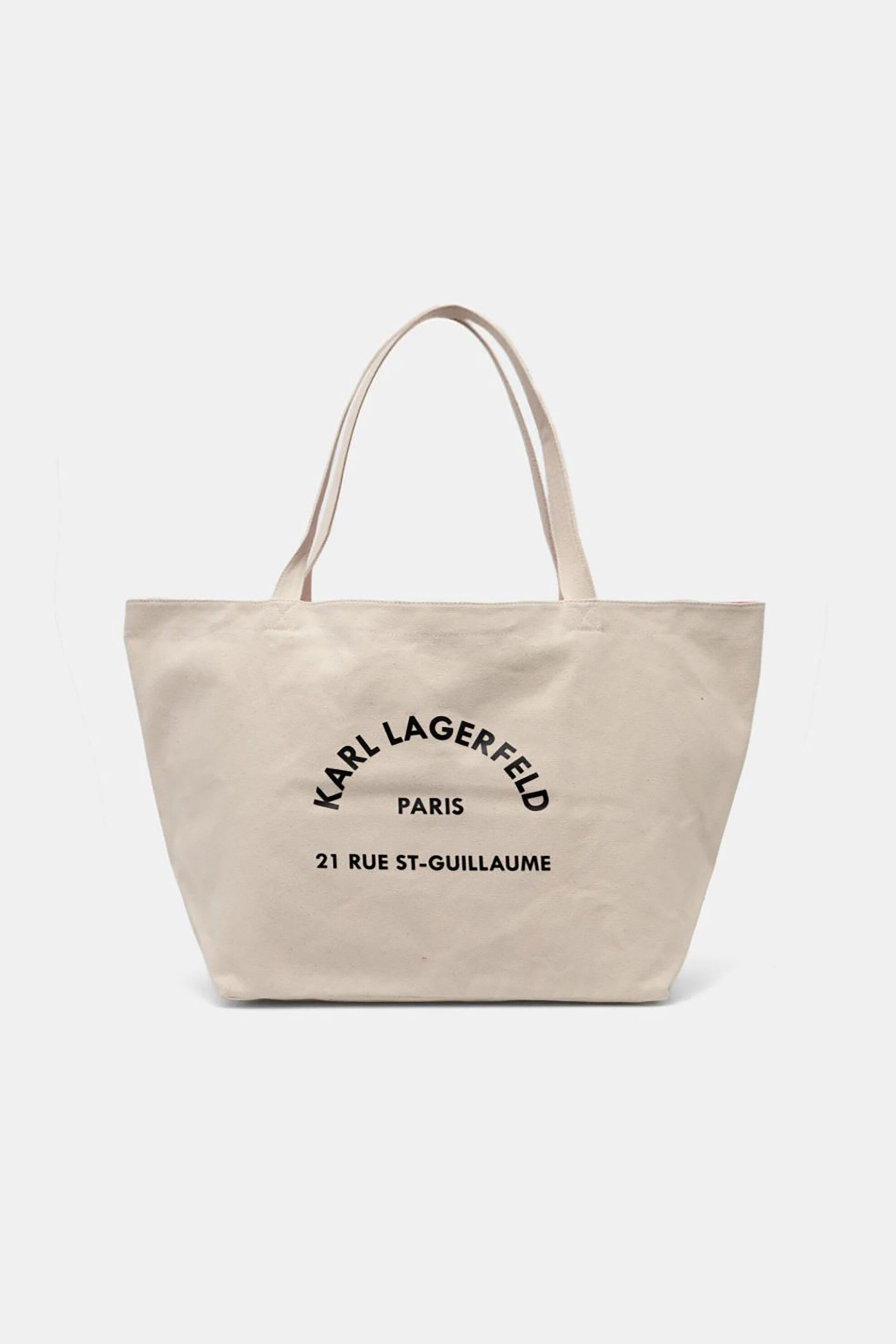 Karl Lagerfeld γυναικεία τσάντα shopper μονόχρωμη "K/RSG" - A1W50006 Εκρού