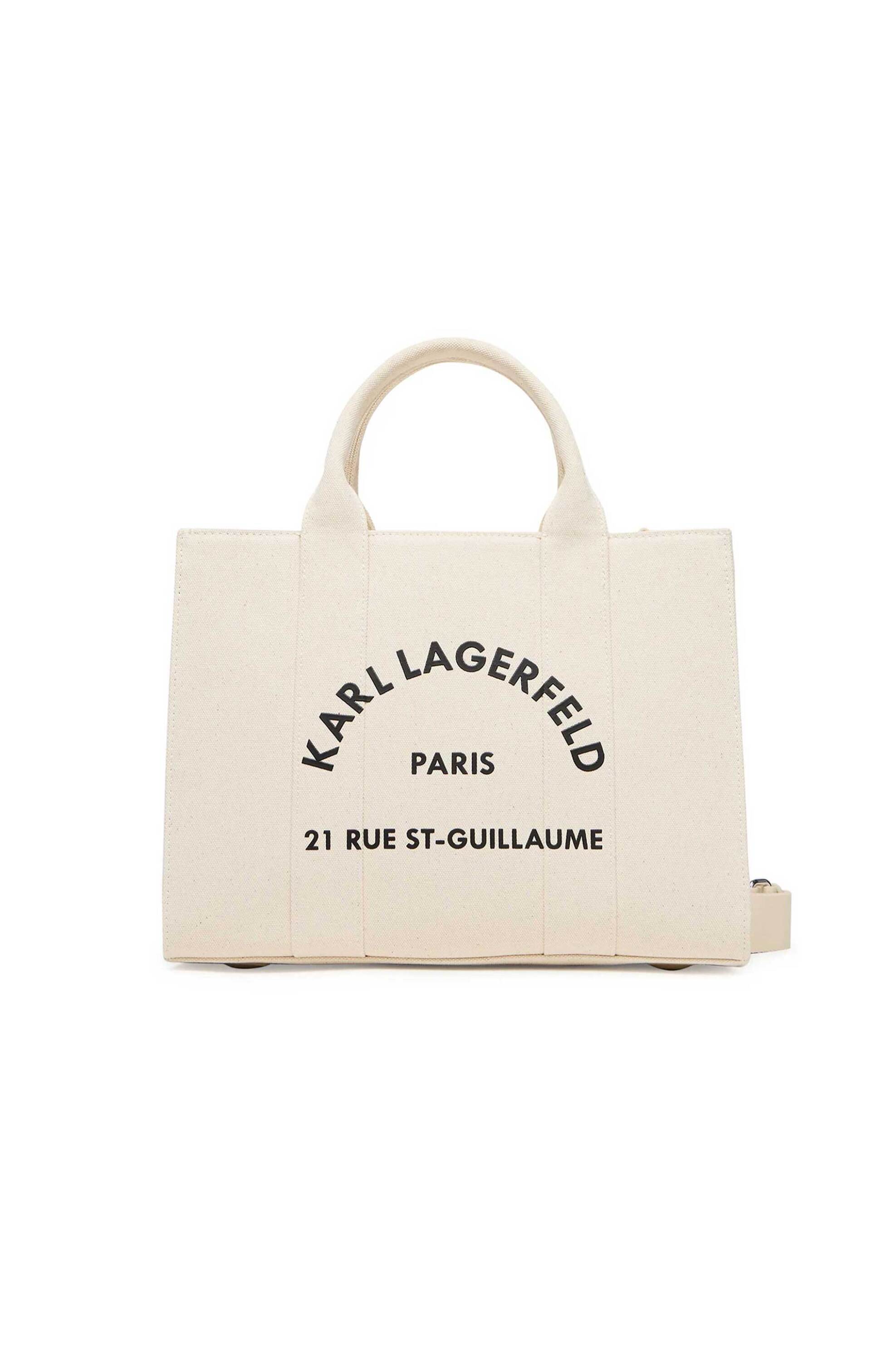 Karl Lagerfeld γυναικεία τσάντα tote "K/Rsg Square Medium Tote" - A1W50010 Εκρού