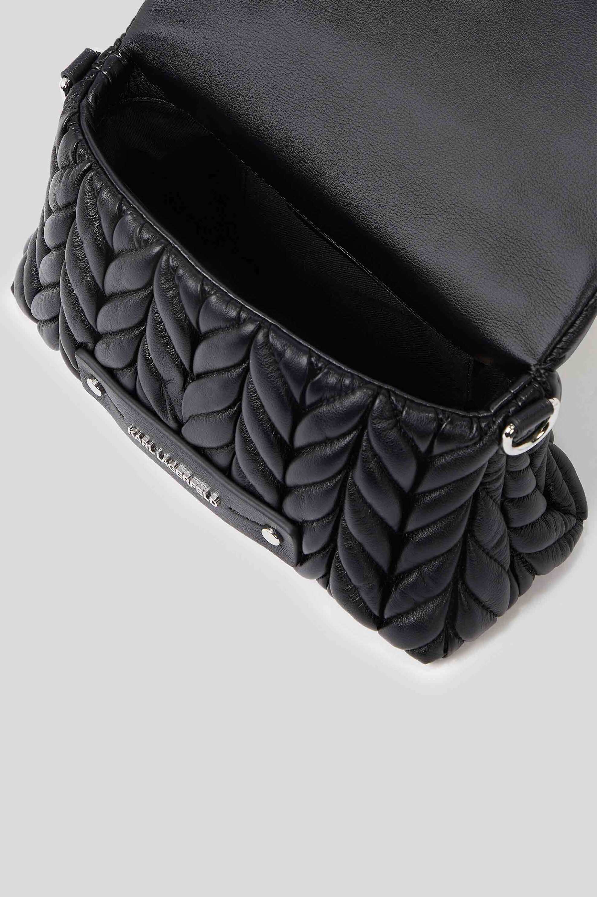 Karl Lagerfeld γυναικεία τσάντα crossbody "K/Weave Crossbody" - A2W30153 Μαύρο φωτογραφία