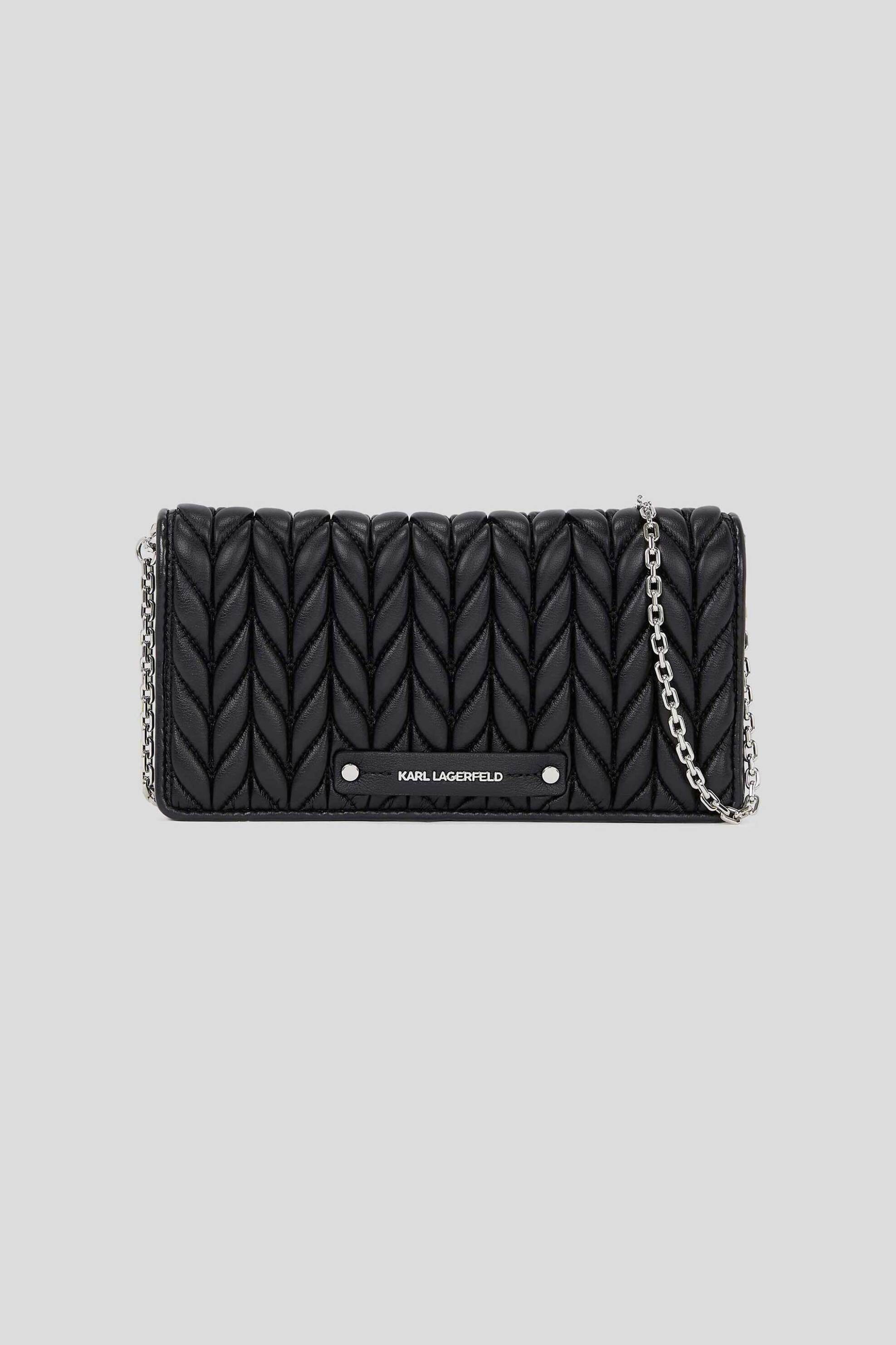 KARL LAGERFELD Karl Lagerfeld γυναικεία τσάντα crossbody "K/Weave Crossbody" - A2W32027 Μαύρο