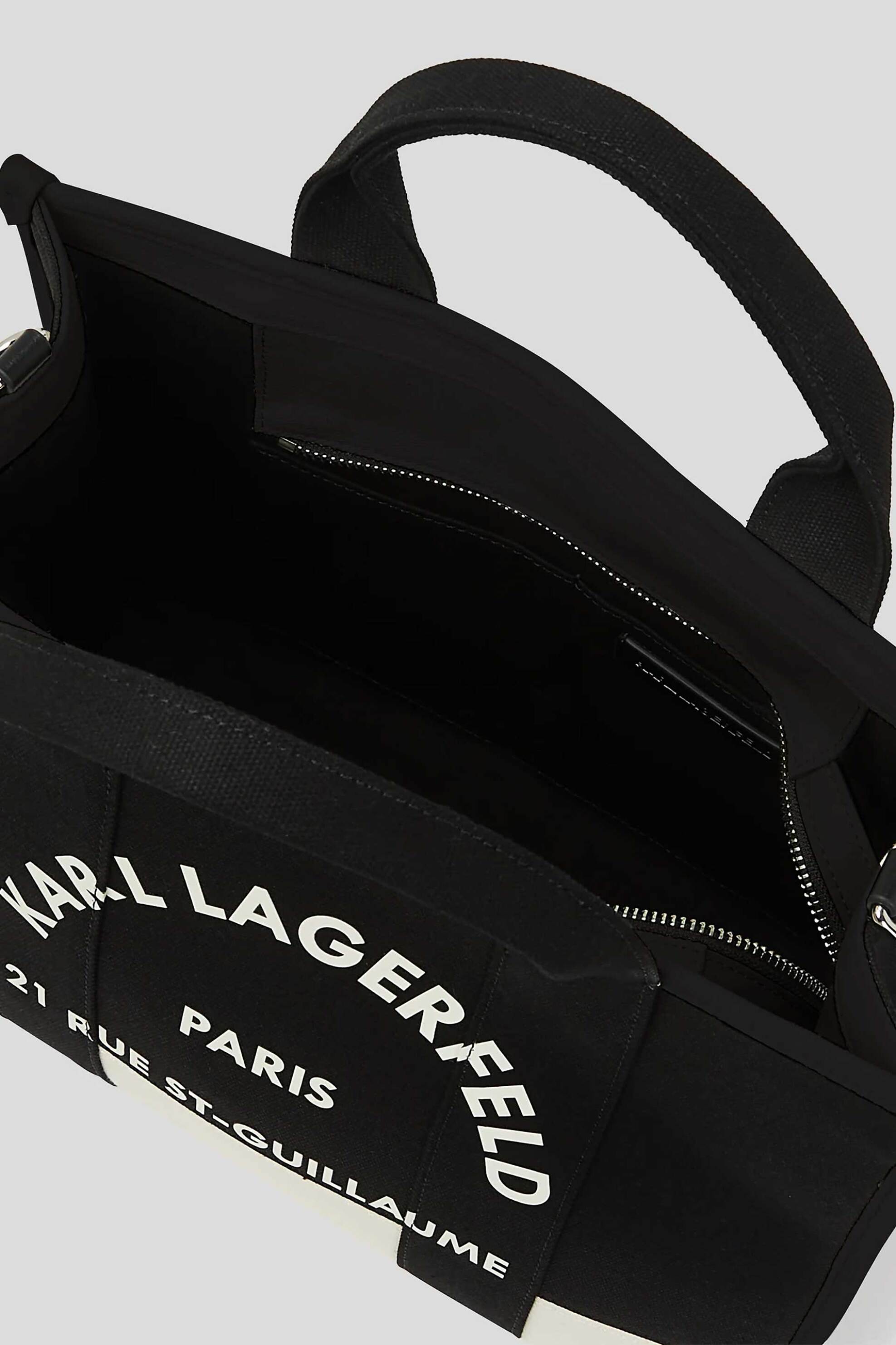 KARL LAGERFELD Karl Lagerfeld γυναικεία τσάντα tote "K/Rue St-Guillaume Medium" - A3W50025 Μαύρο - 3